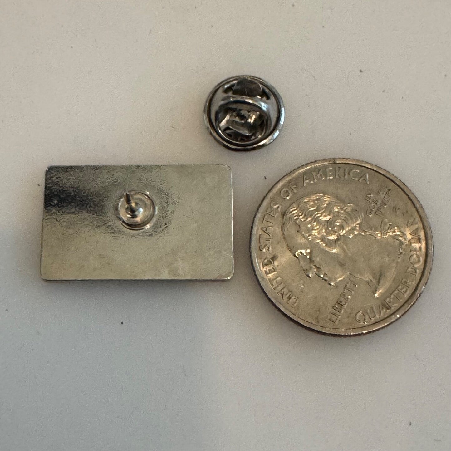 Enamel USO Lapel Pin Tie Tack Volunteer U.S.O.