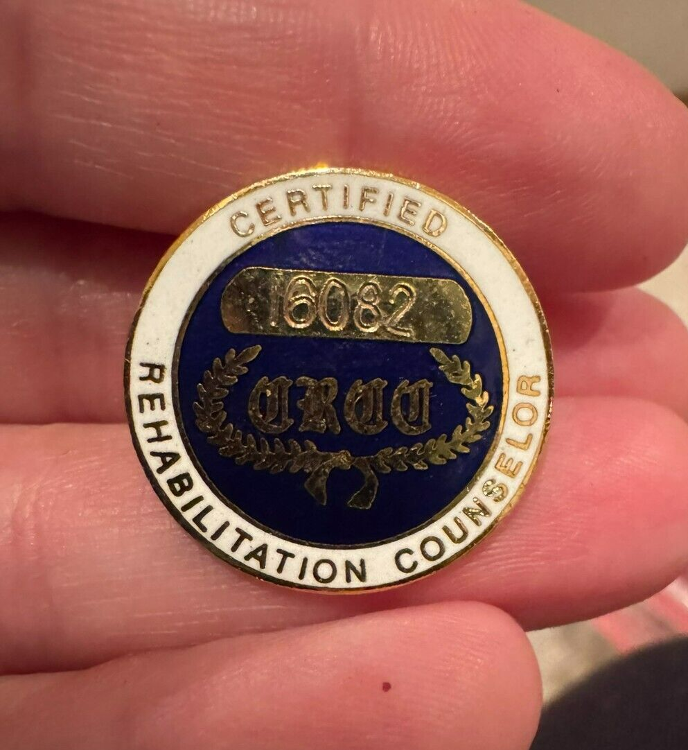 Certified Rehabilitation Counselor Lapel Pin