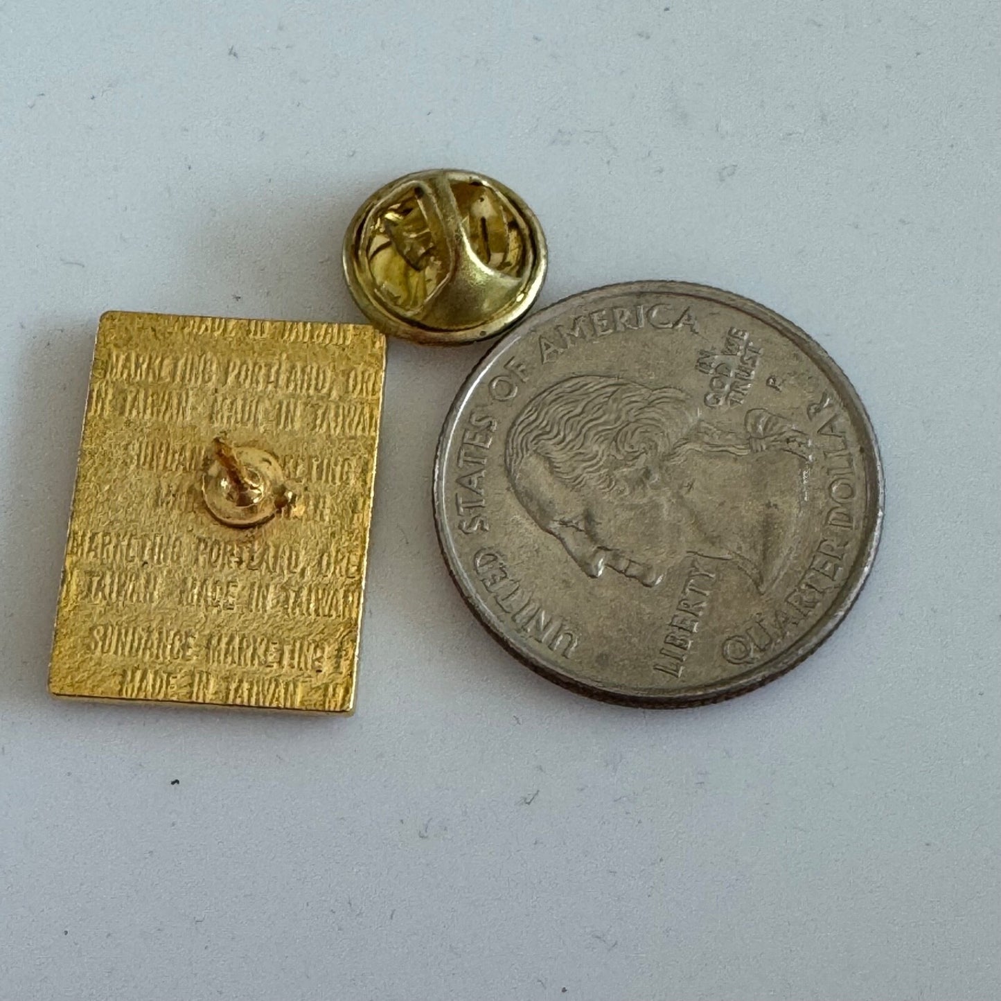 Seafirst Bank Shore Walk ’93 Lapel Pin – Mountain Sunset Scene