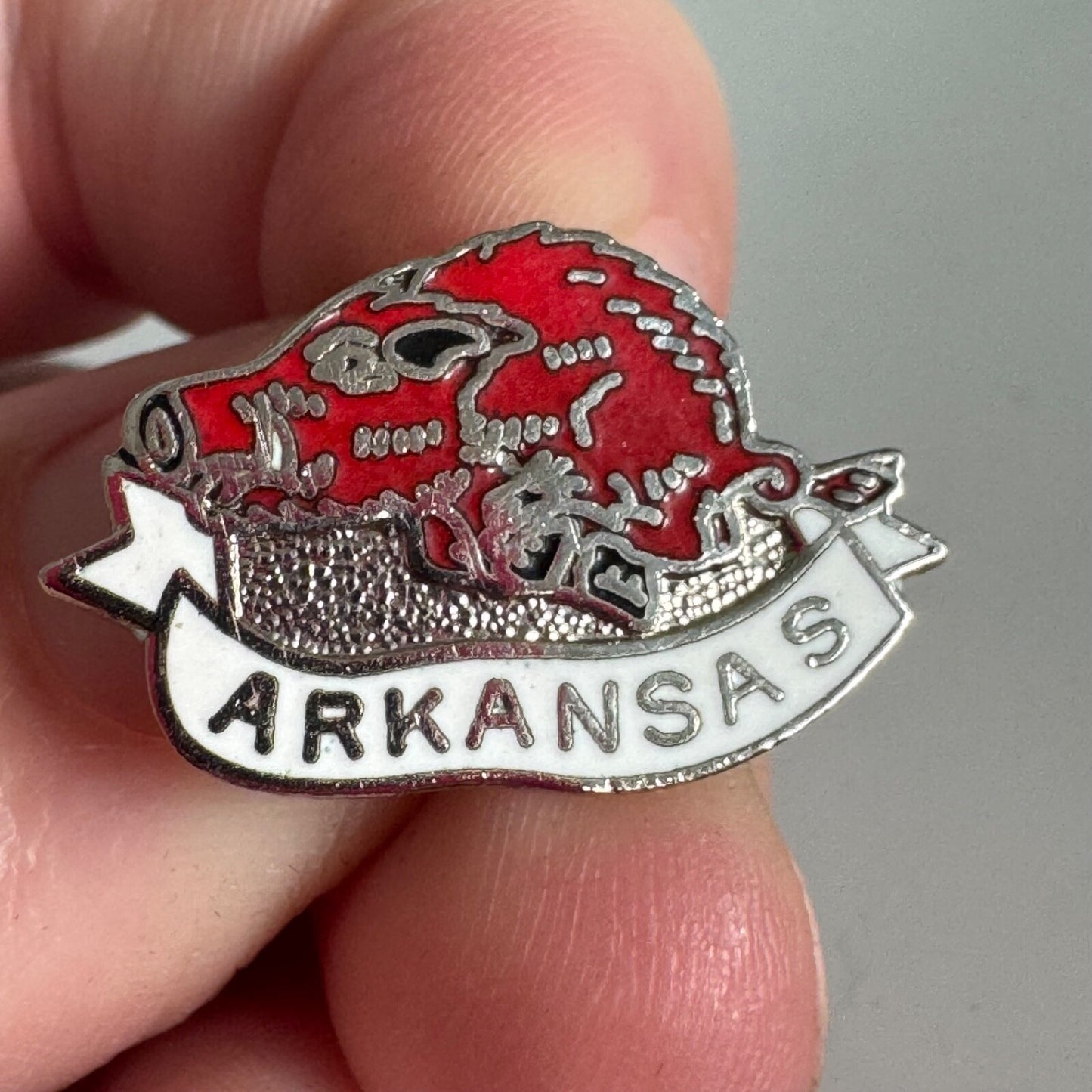 Vintage University of Arkansas Razorbacks Lapel Pin