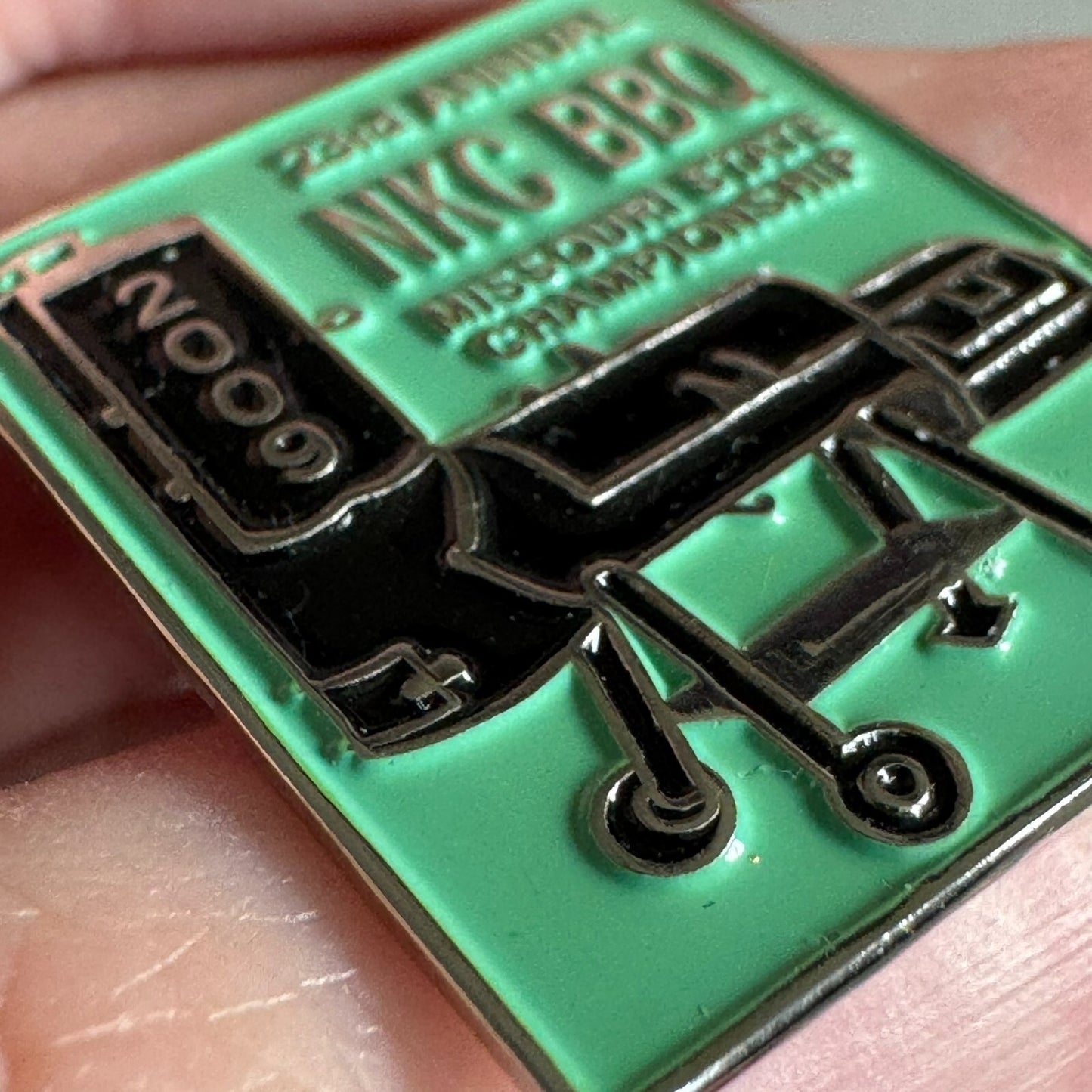 23rd Annual NKC BBQ Missouri State Championship Lapel Pin 2009