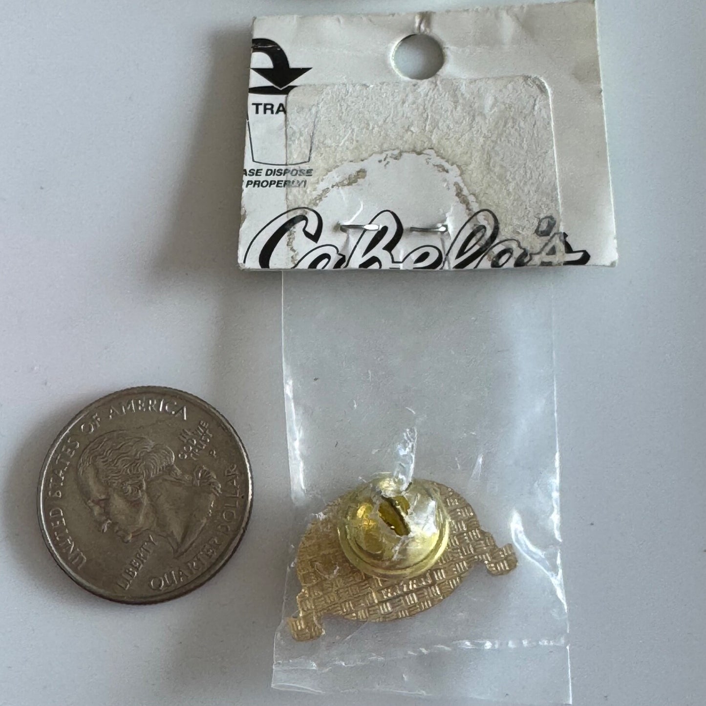 Cabela’s World's Foremost Outfitter Branded Pin Tie Tack – New in Packaging