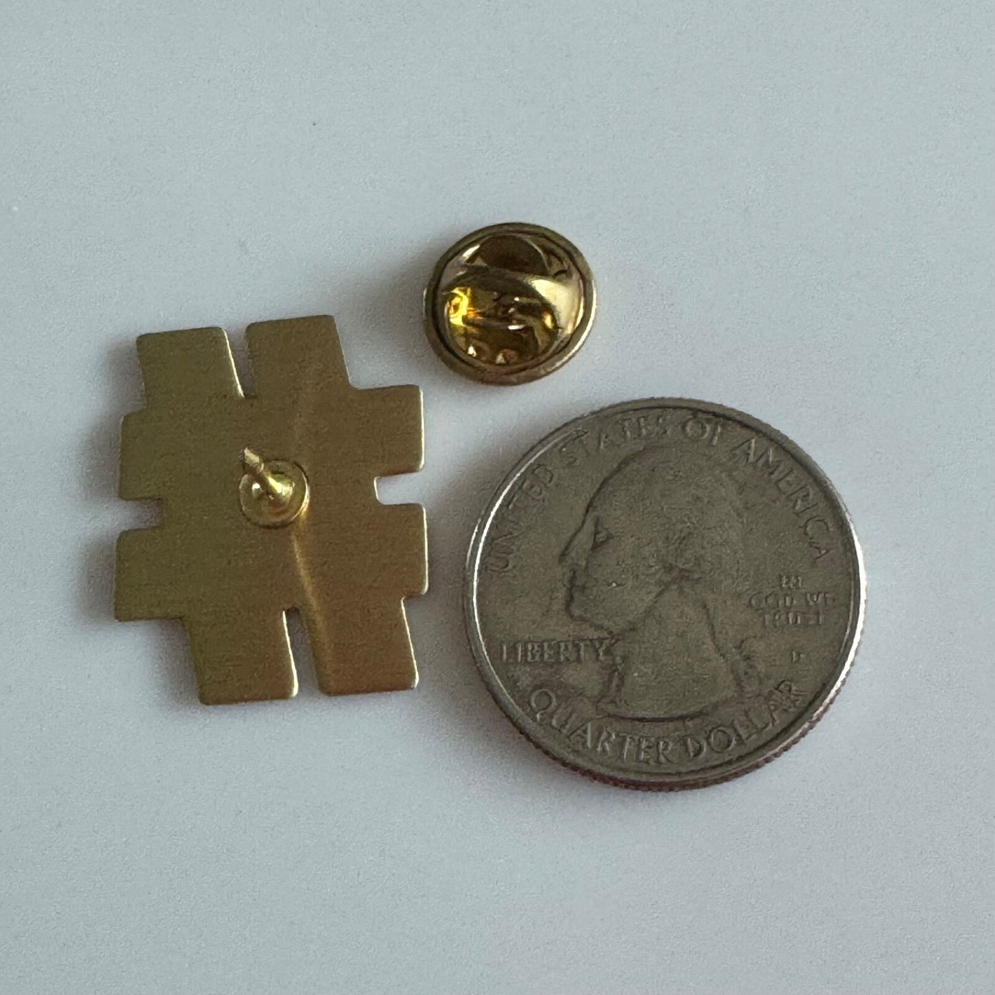 Tuskegee University Golden Tigers Trust Tradition Lapel Pin Hashtag Symbol