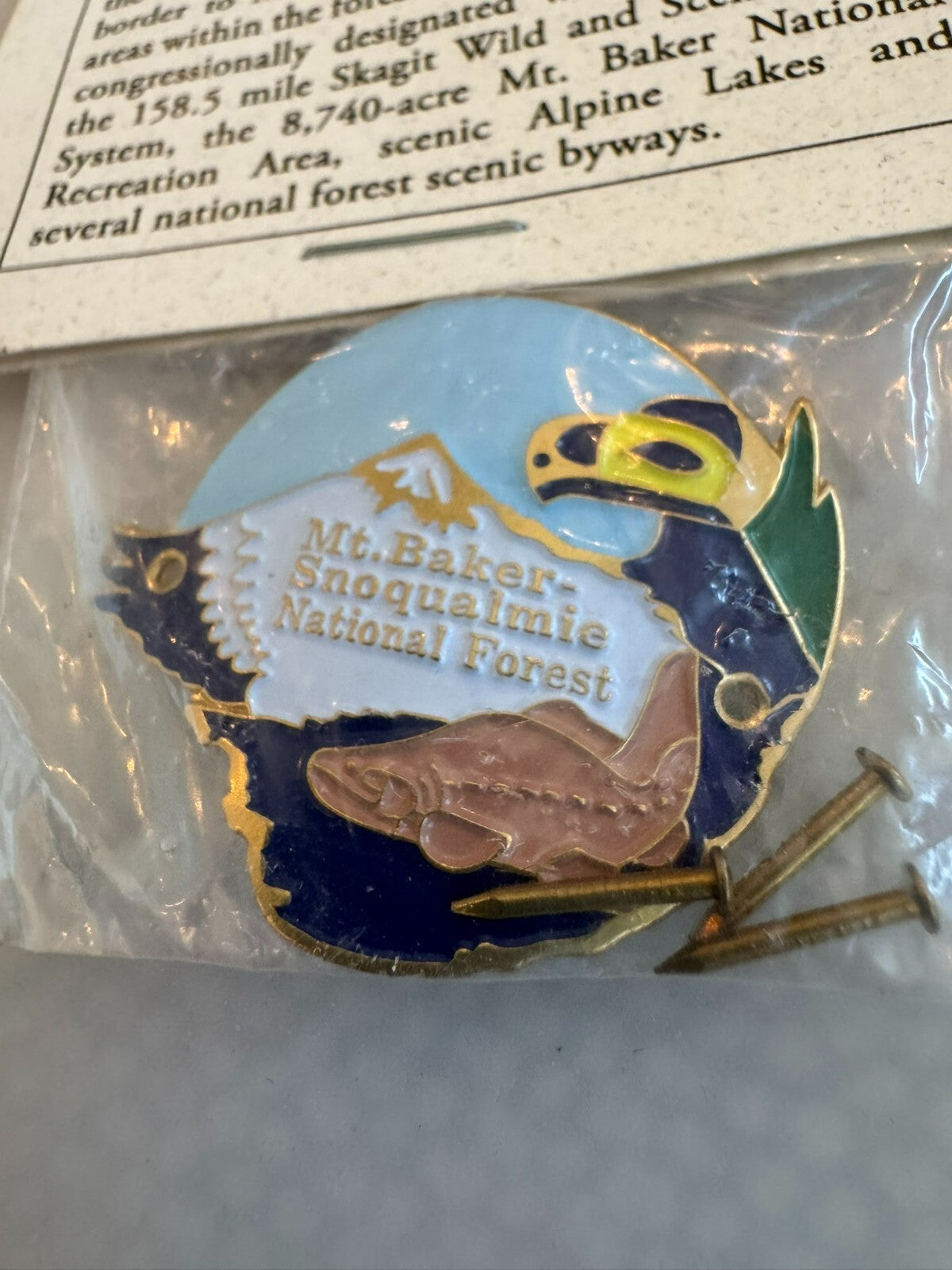 Mt Baker-Snoqualmie National Forest Walking Stick Medallion