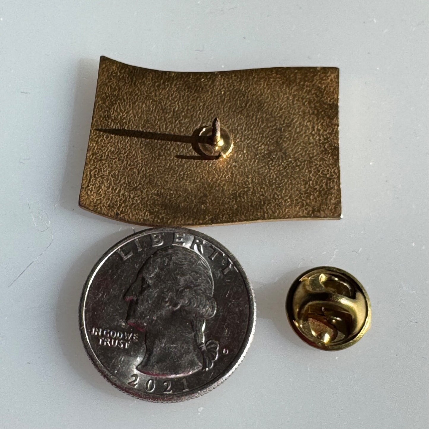 Vintage Lynnwood 2171 BPOE The Americanism Lodge US Flag Lapel Pin