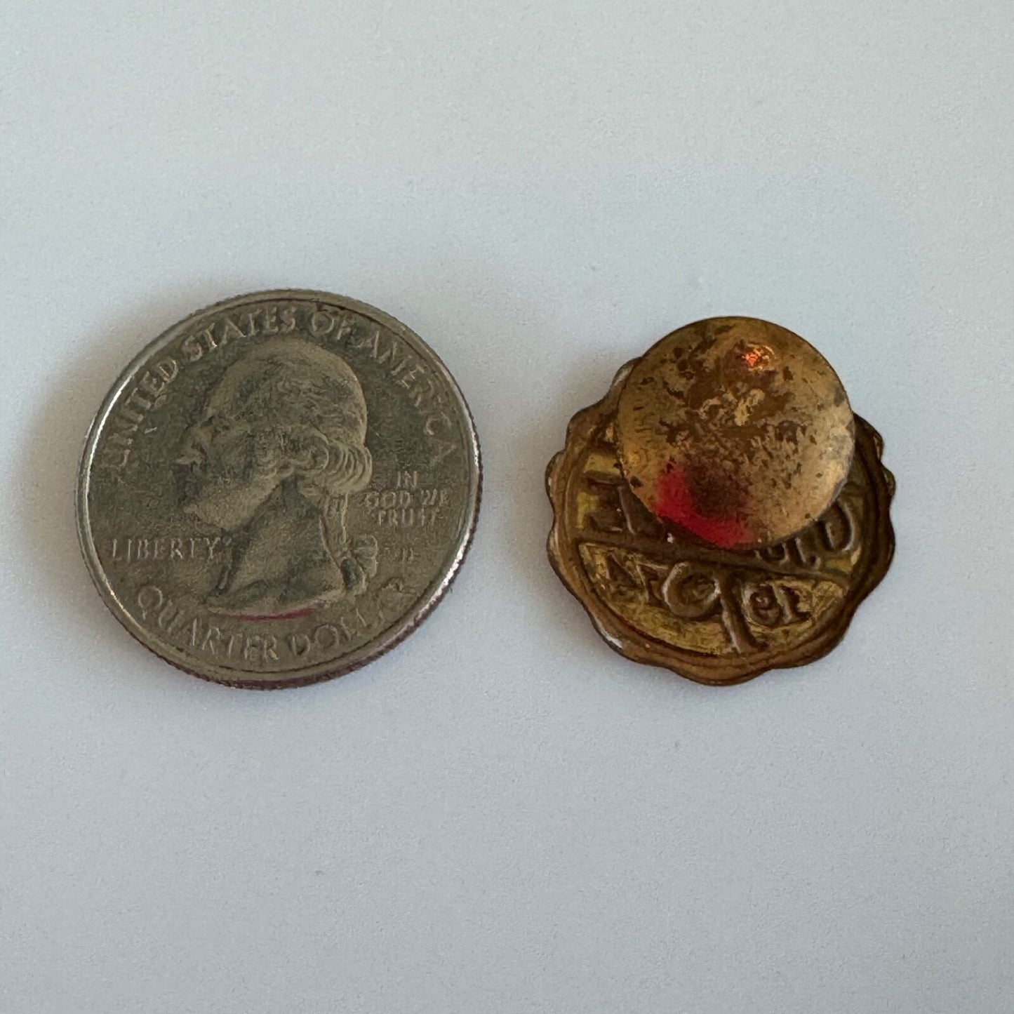 Antique 1864-1914 Knights of Pythias 50th Anniversary Golden Jubilee Pin Stud