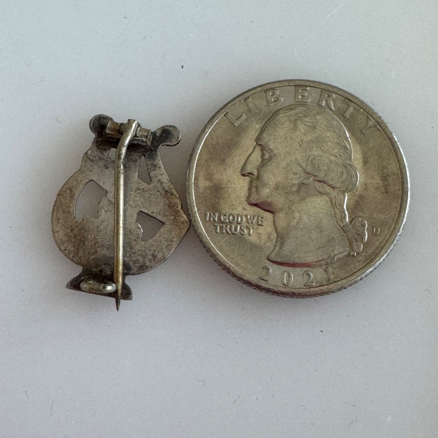 Antique St. Mary's College of Maryland 1907 Lapel Pin