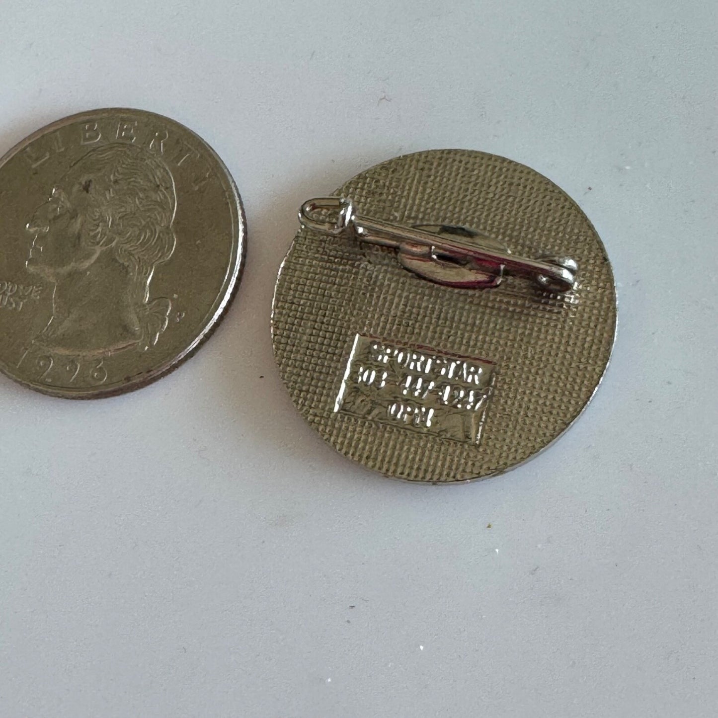 Vintage Descente Star Skier Lapel Pin Ski Skiing