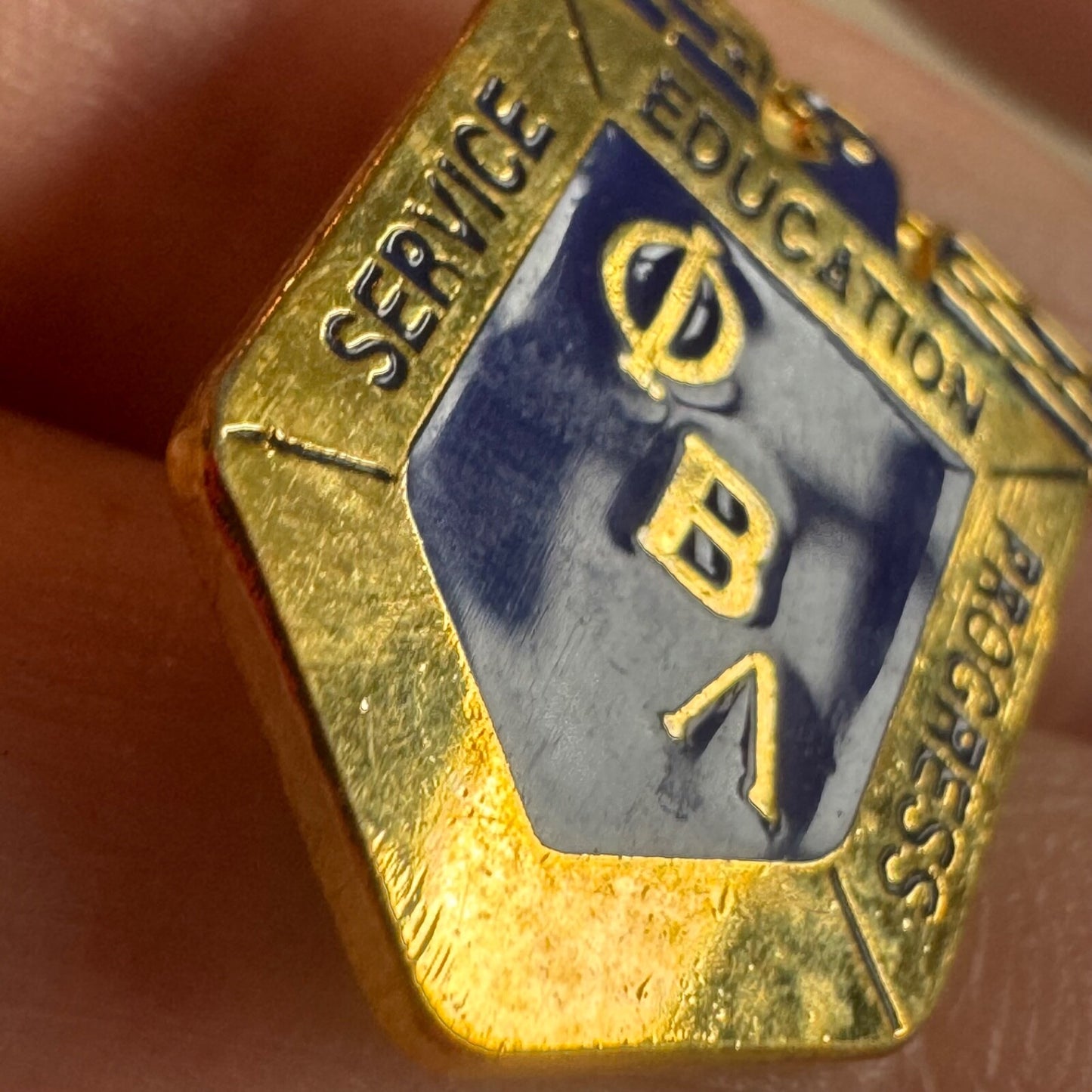Vintage Phi Beta Lambda Honor Society Lapel Pin FBLA Collegiate
