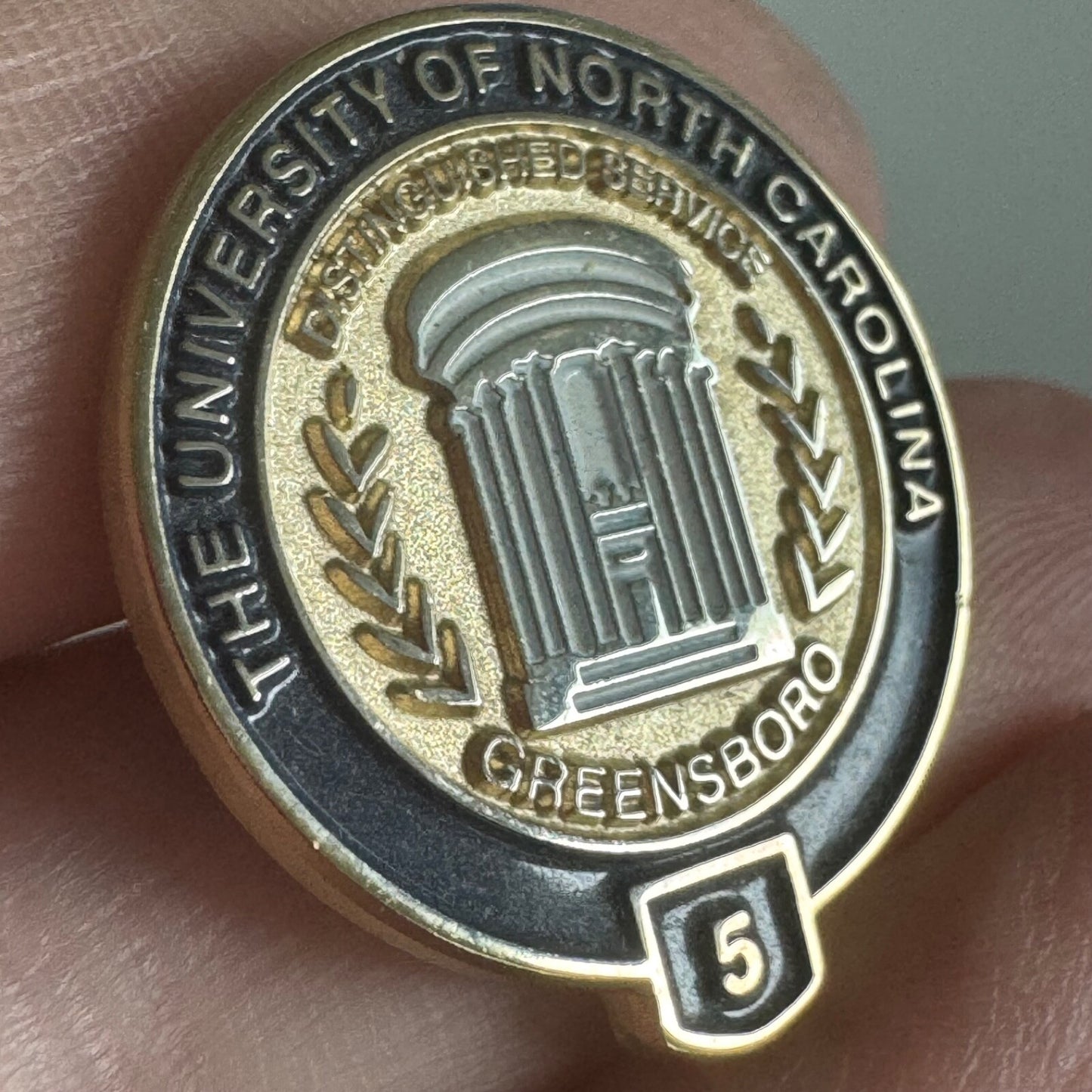University of North Carolina Greensboro Spartans 5 Years Service Pin