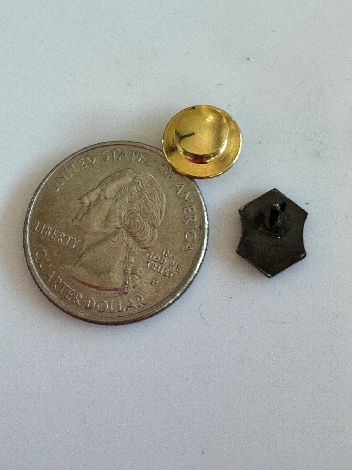 Vintage Alpha Chi Sigma Pledge Pin New Member Fraternity Tie Tack RARE