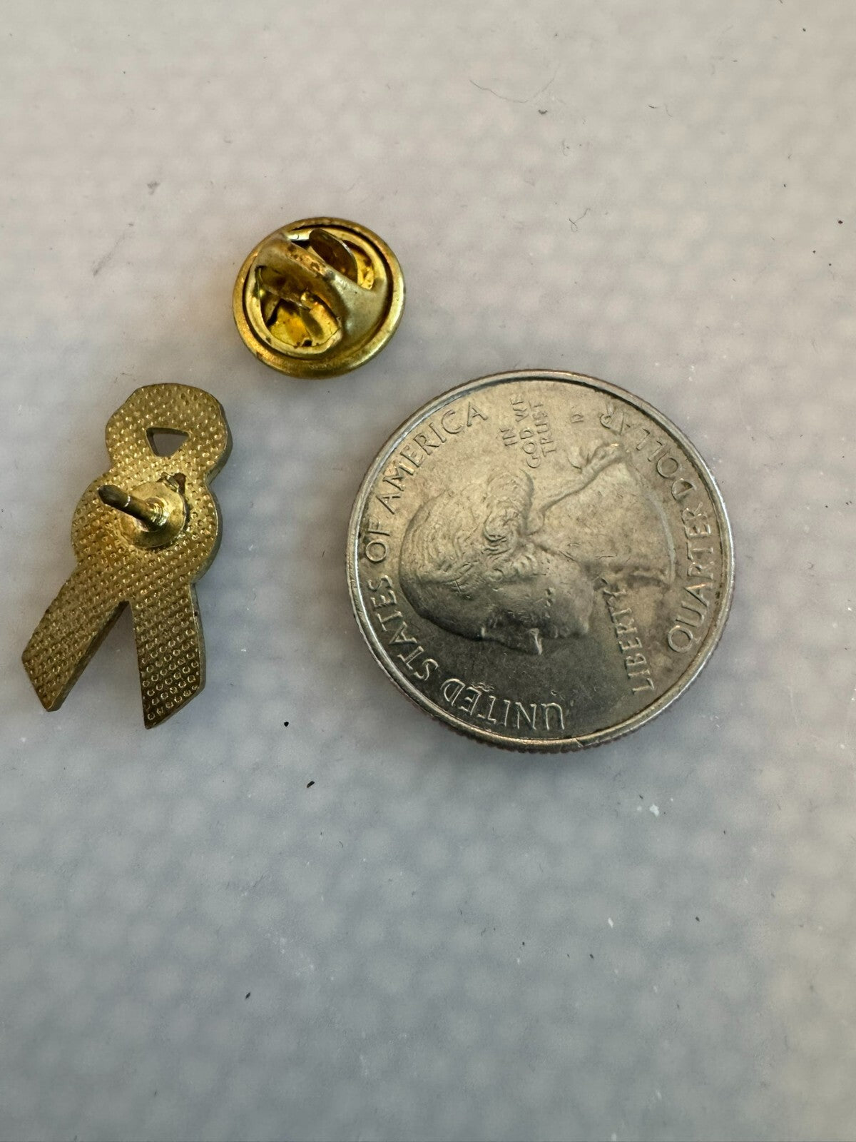 Vintage Smokey The Bear Green Ribbon Sixty Years of Vigilance Lapel Pin