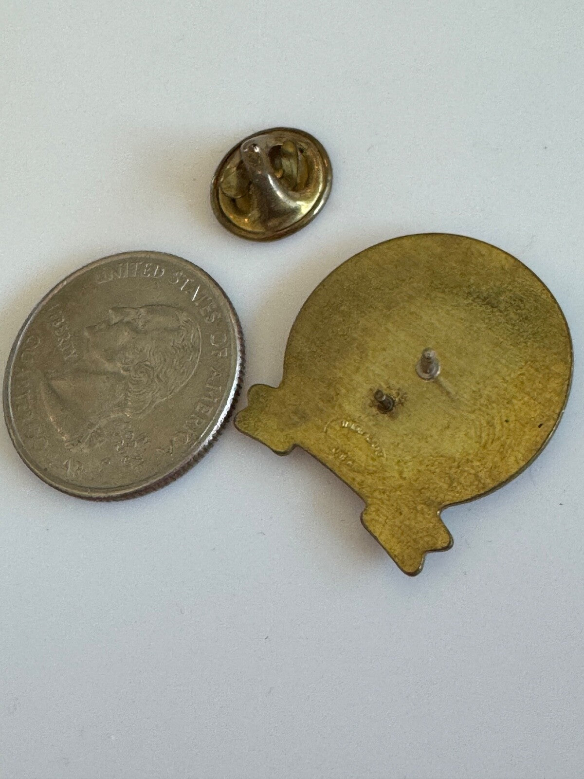 Vintage Fatima Proclaimer Our Lady Religious Enamel Pin