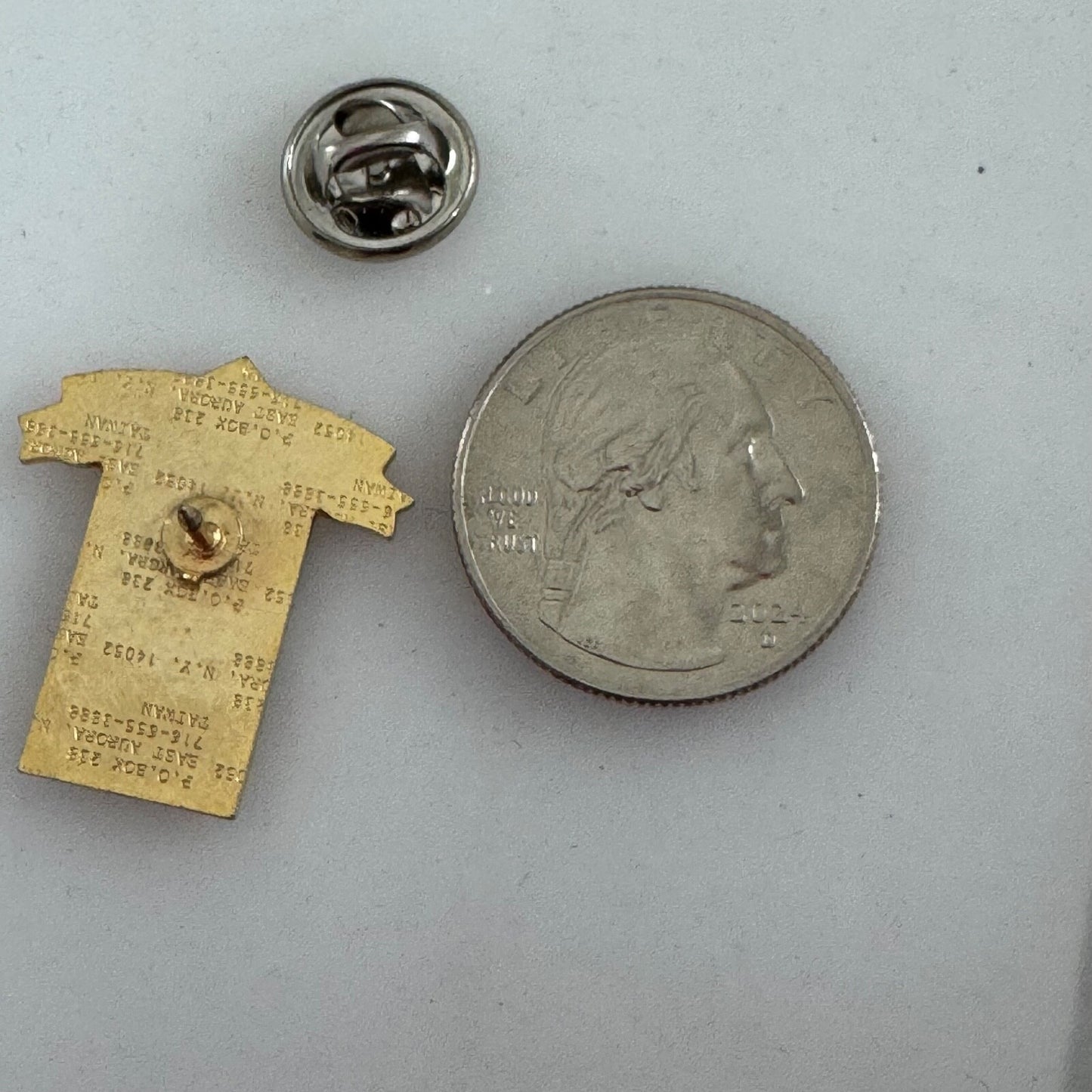 VTG Toy Town Museum Toy Soldier Lapel Pin Fisher-Price East Aurora New York