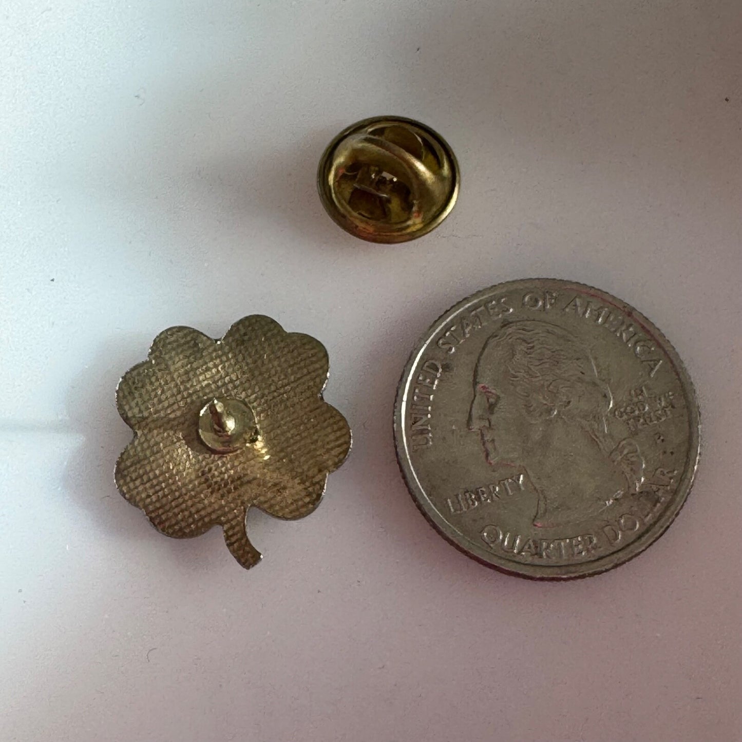 Vintage Enjoy Sprite Great Lemon Taste Logo Shamrock Lapel Pin