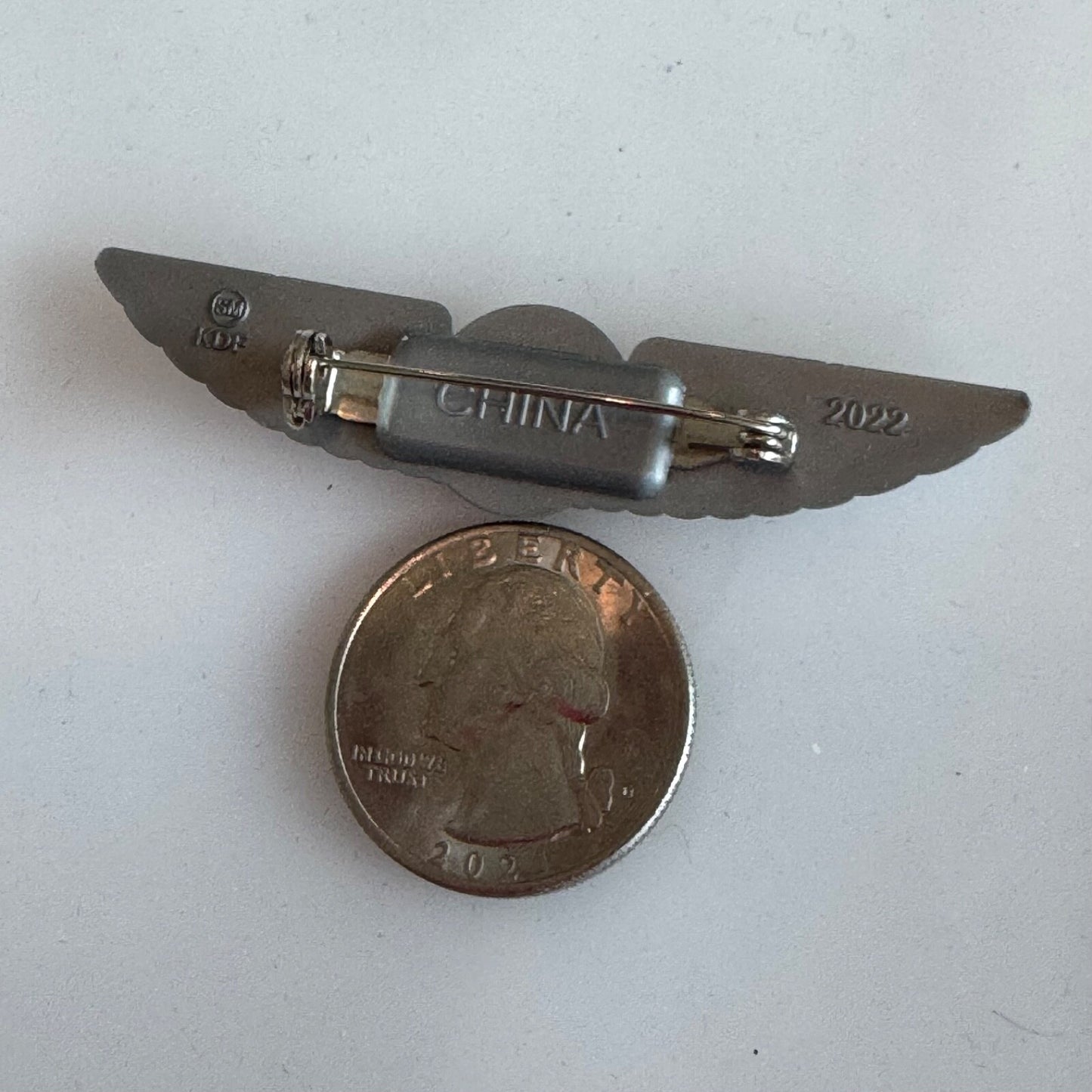 75th Air Force Salute Thunder Over Louisville 2022 Plastic Wings Lapel Pin