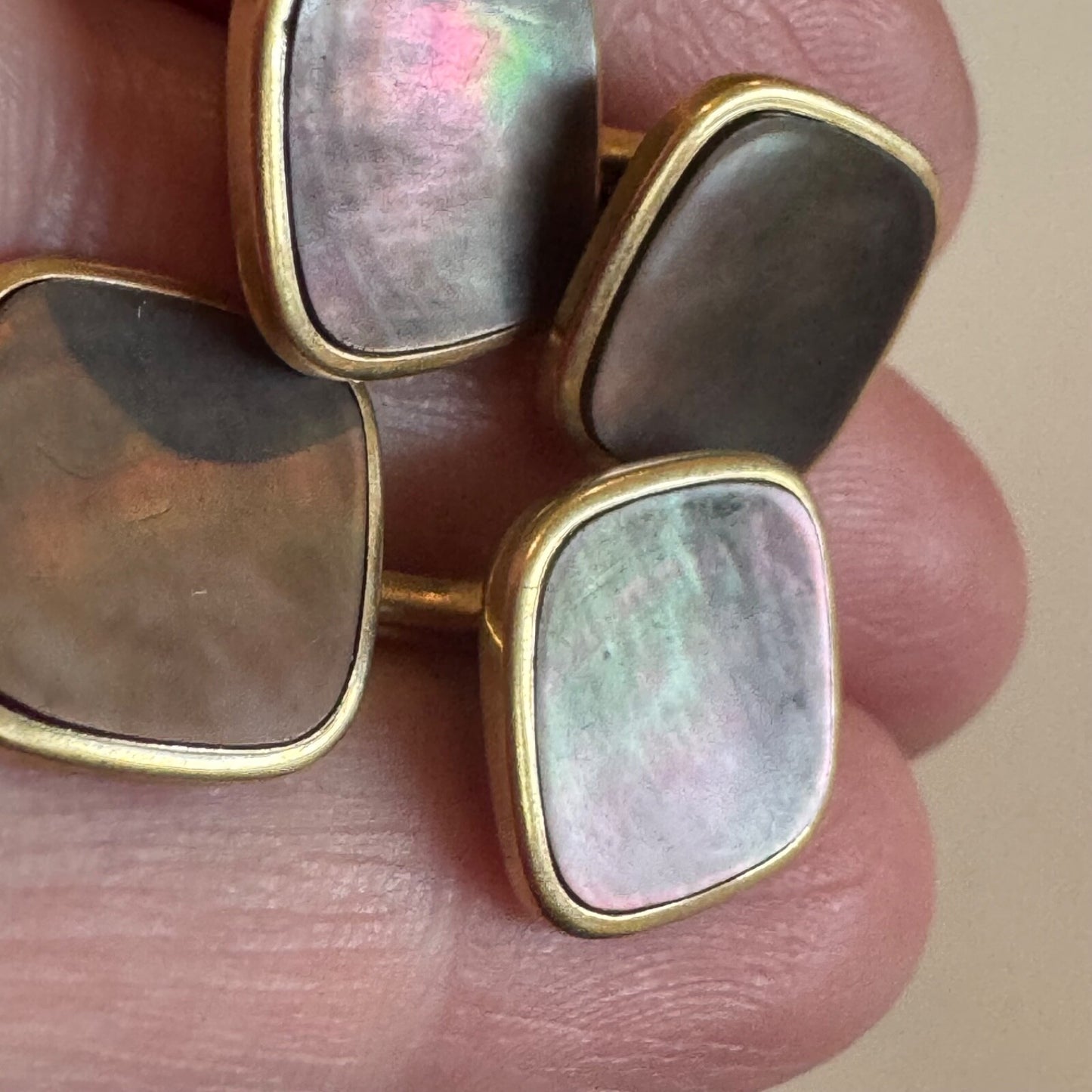 Vintage Hadley Mother of Pearl Cufflinks