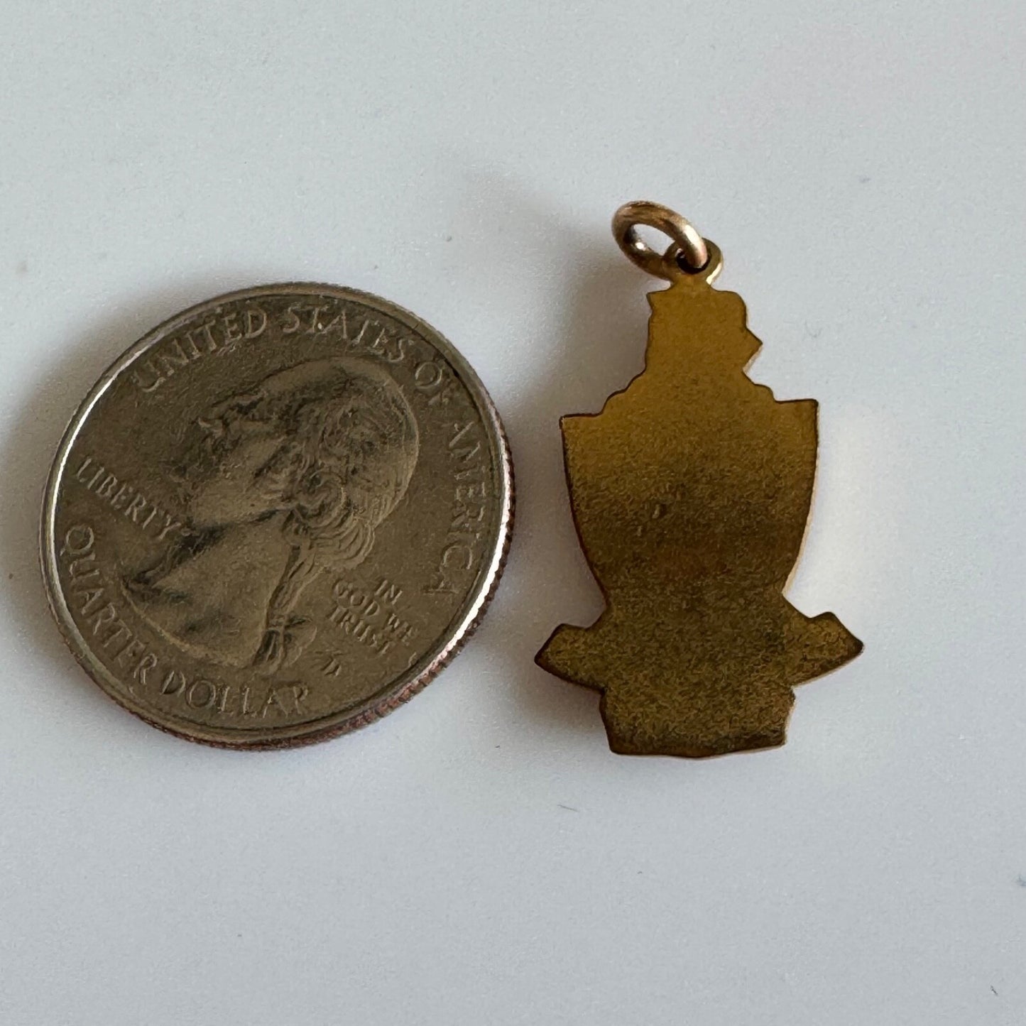 Vtg KAPPA ALPHA THETA Sorority Pendant GF Keepsake KAO Crest Lavalier