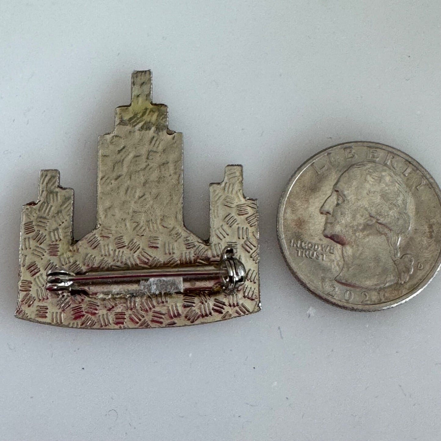 Vintage Pierre Bex Look Art Deco Brooch Pin