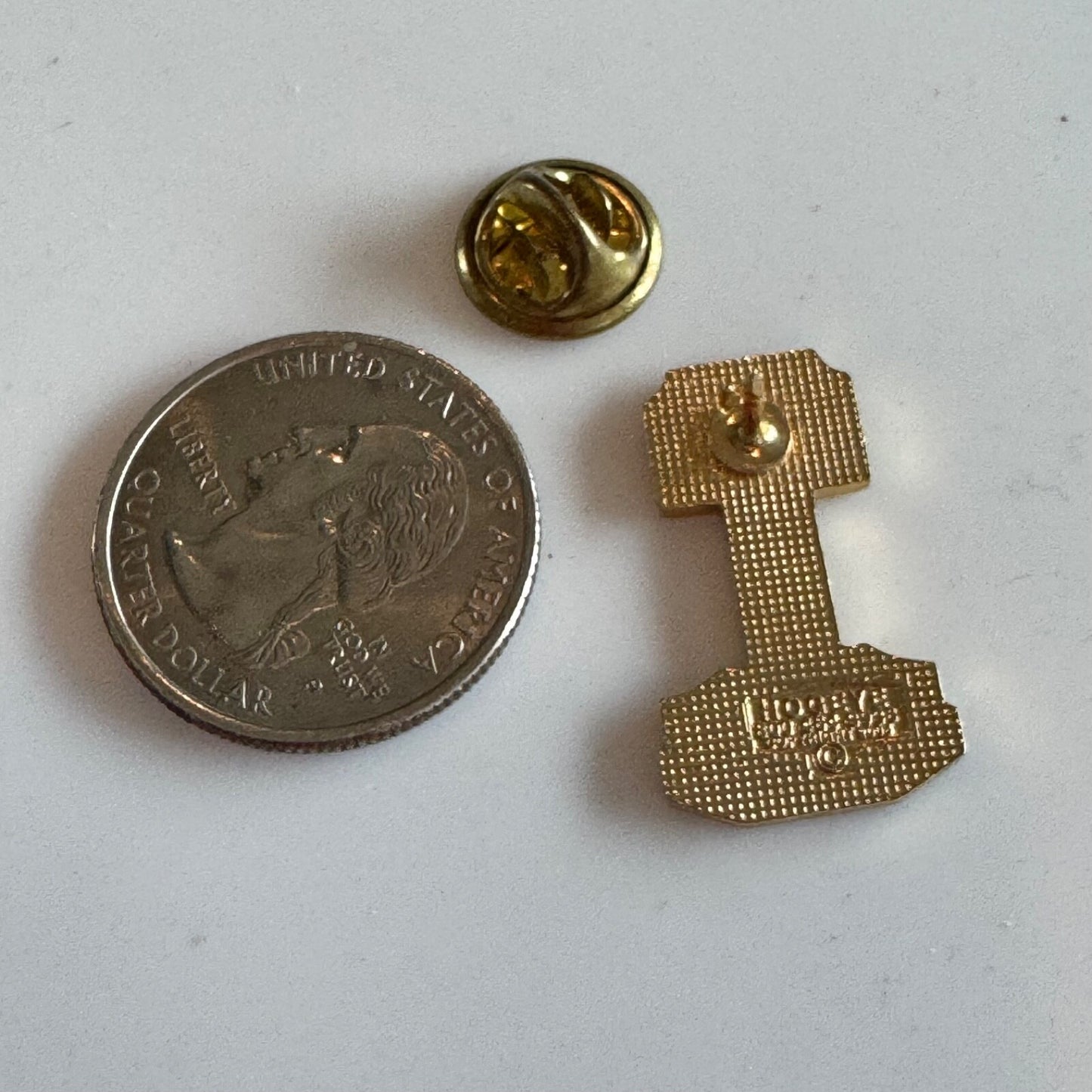 Vintage Delta Junction Alaska End of Hwy Mile 1422 Lapel Pin