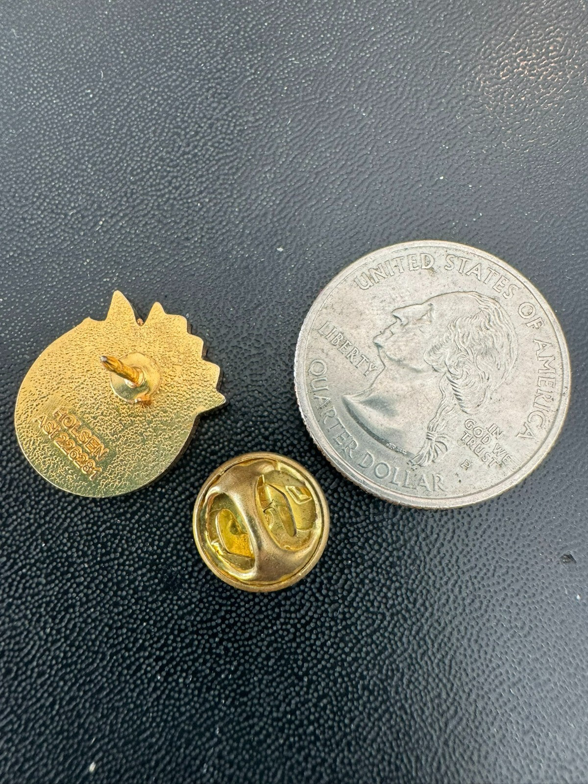 Orange Bowl Mascot Obie Gold Tone Lapel Pin