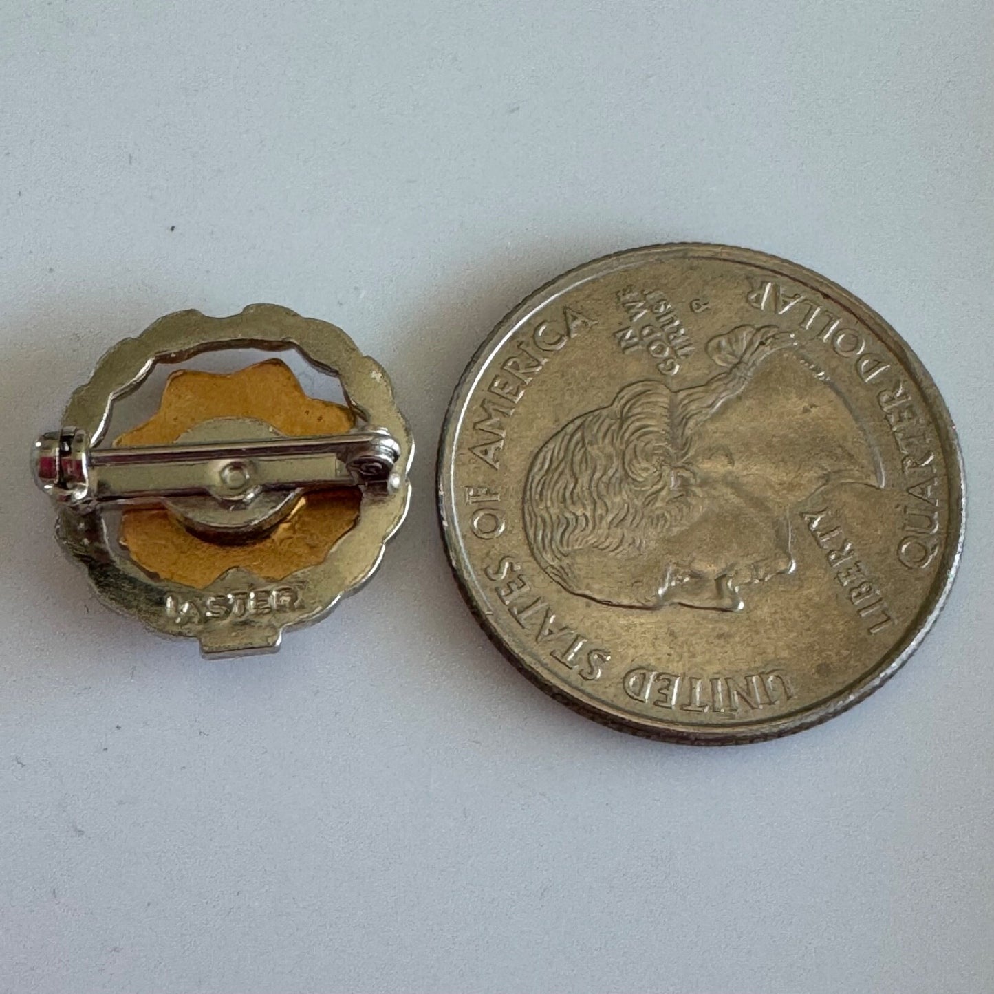 Vintage Ladies Auxiliary VFW 25 Year Service Pin Sterling Silver