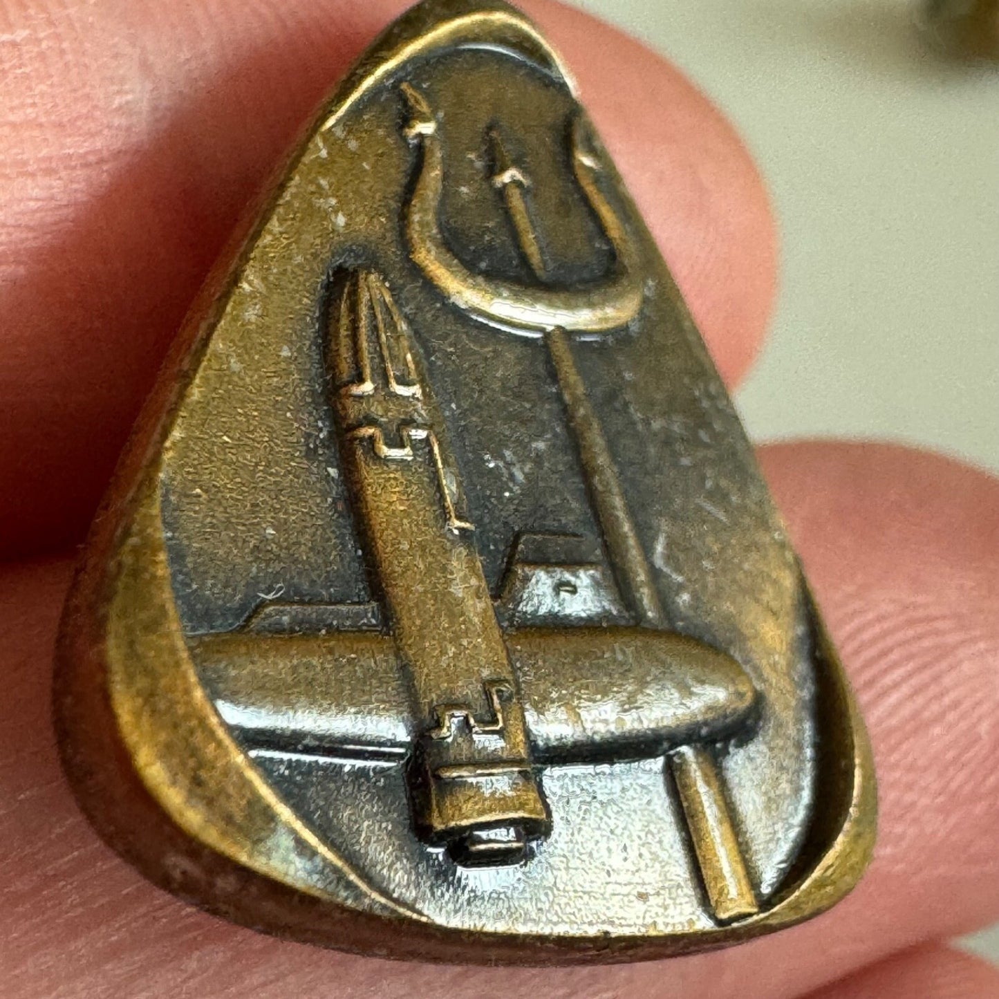 Navy Nuclear Submarine Program Tie Tack Pin Trident Neptune