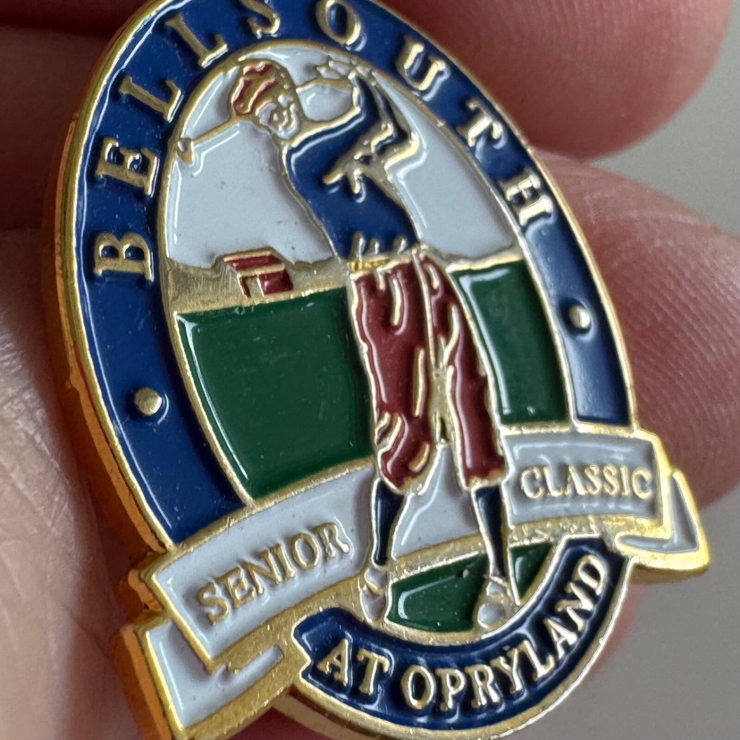 Vintage BellSouth Senior Classic at Opryland Enamel Lapel Pin Golf PGA