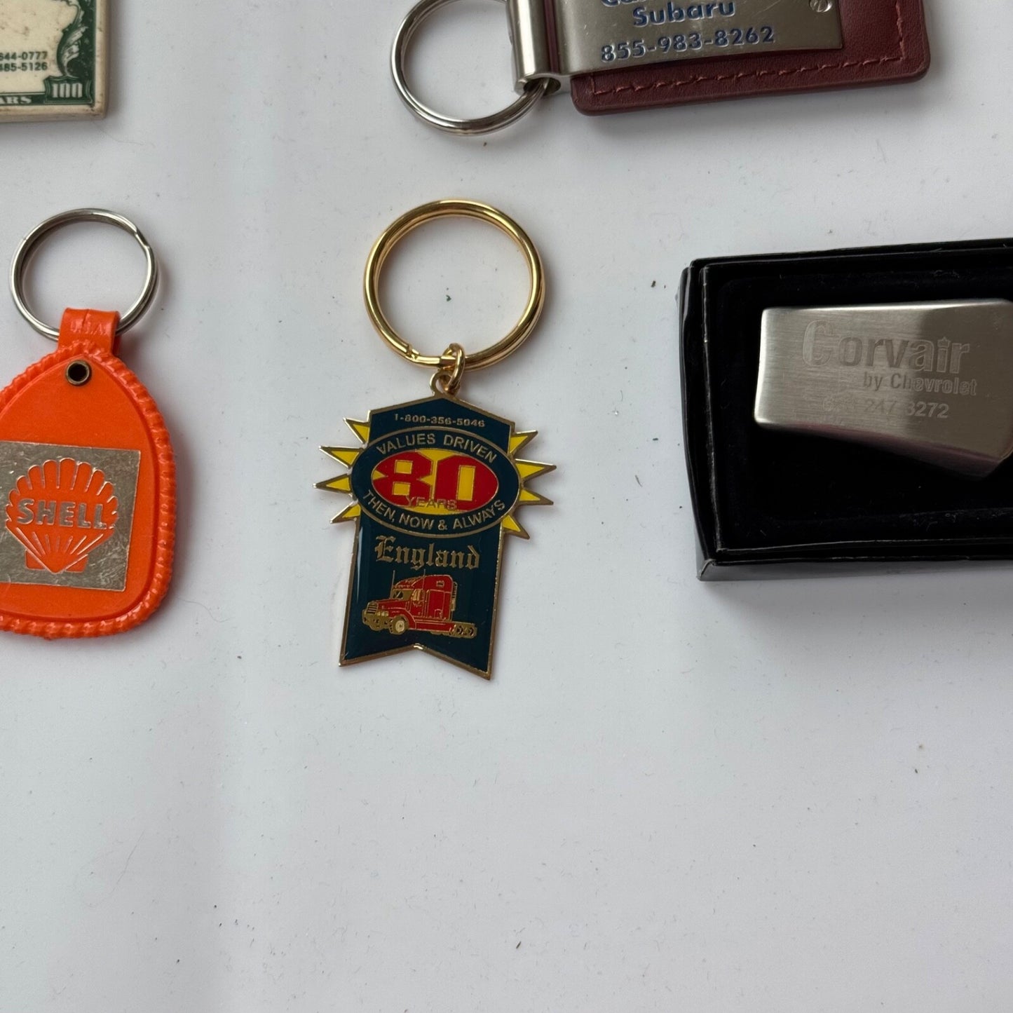 Lot of 20+ Vintage Car Automobile Dealership Oil Gas Keychains Key Chains