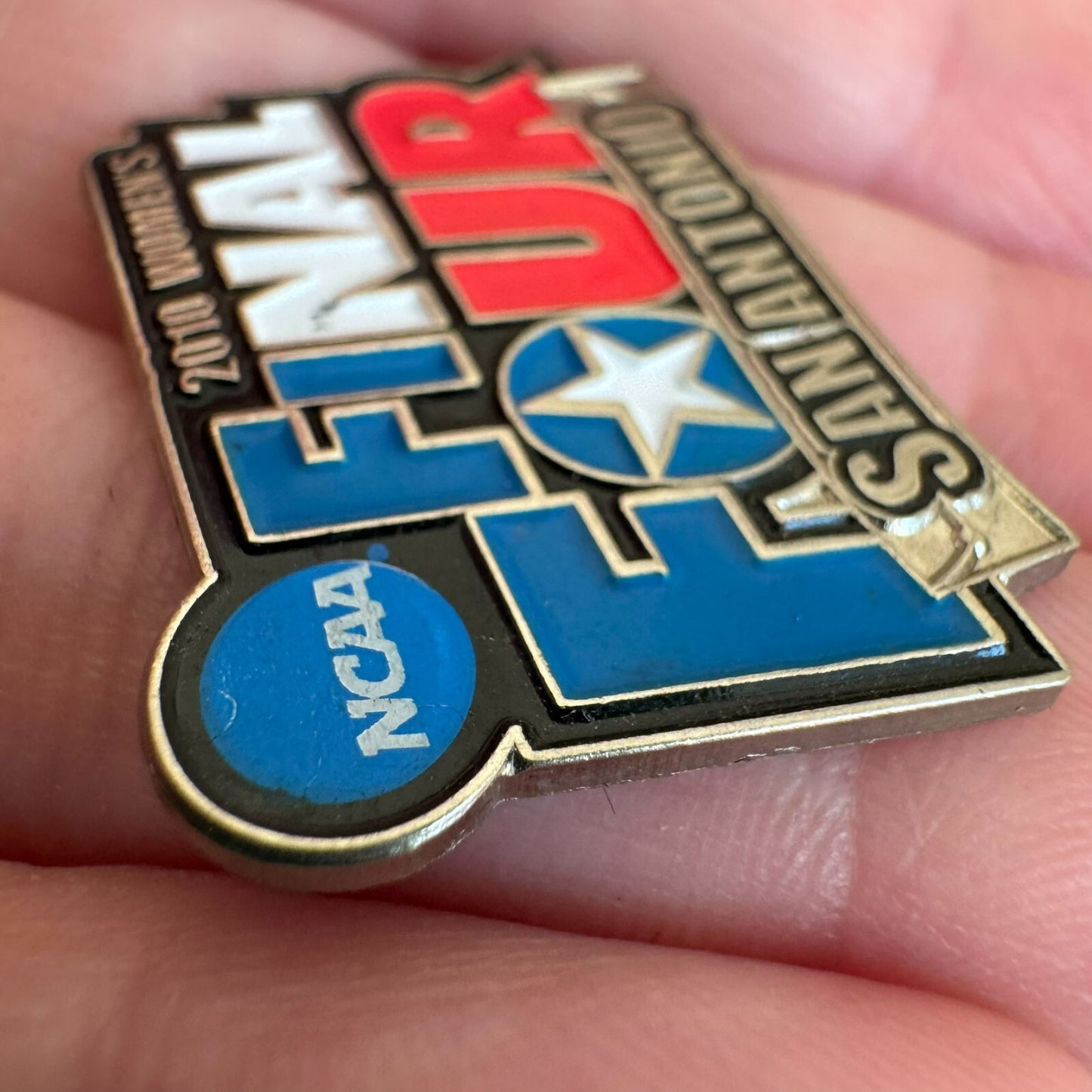 2010 NCAA Womens Final Four San Antonio Lapel Pin UConn Stanford Baylor Oklahoma