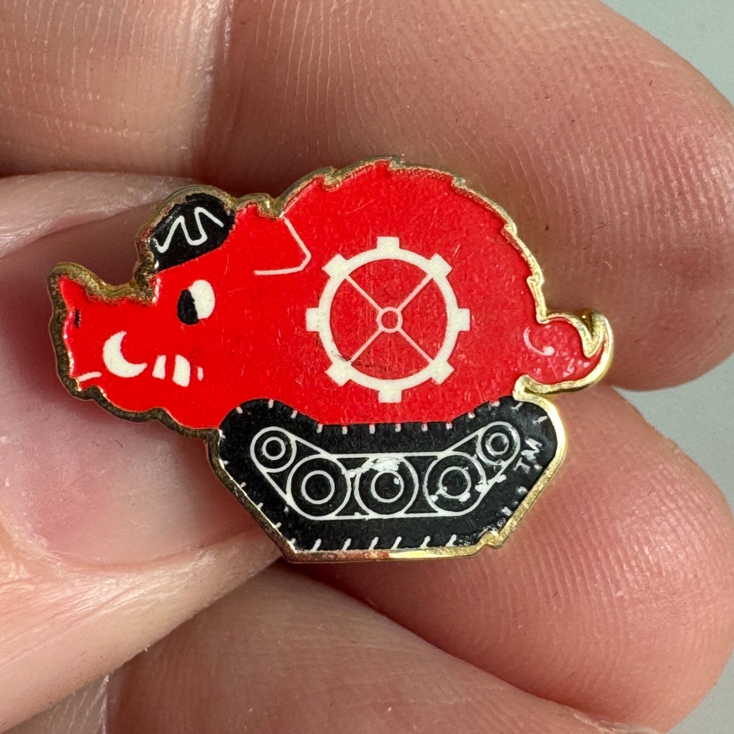 Vintage University of Arkansas Razorbacks Tank Lapel Pin