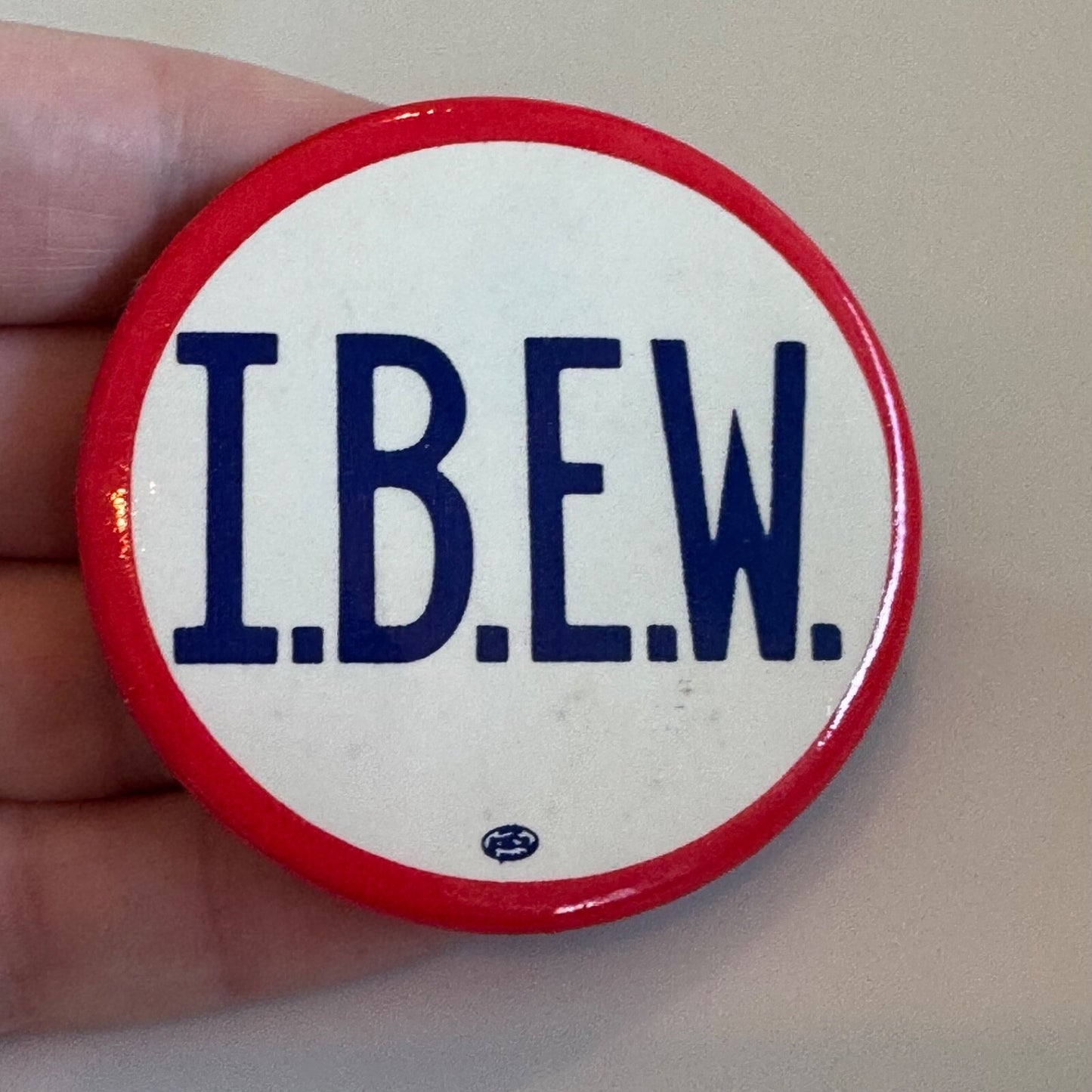 Vintage IBEW I.B.E.W. Union Lapel Pin Button