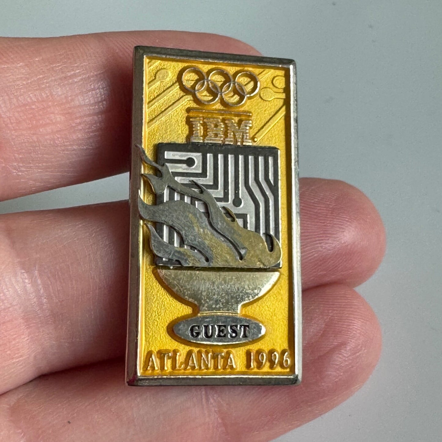 1996 IBM GUEST ATLANTA OLYMPIC PIN LIMITED EDITION 02267 1996 Summer Olympics