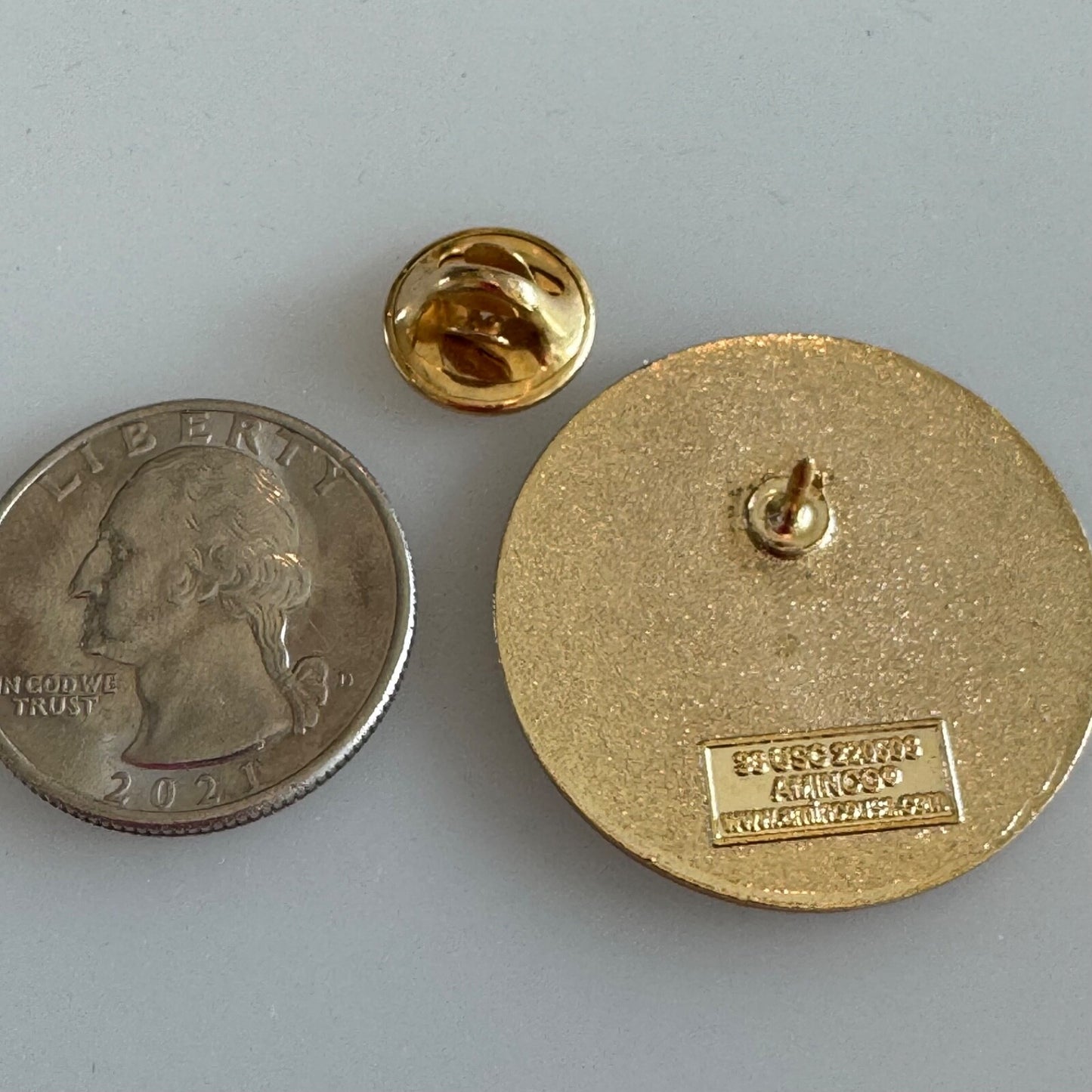 2012 London U.S. Olympic Sixth Ring Lapel Pin MMXII