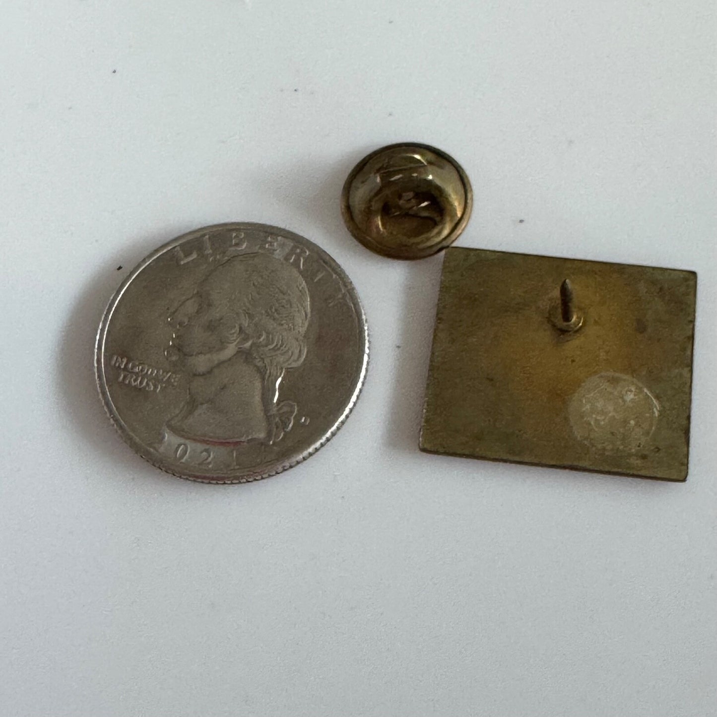 Vintage Buy American Union Label Lapel Pin