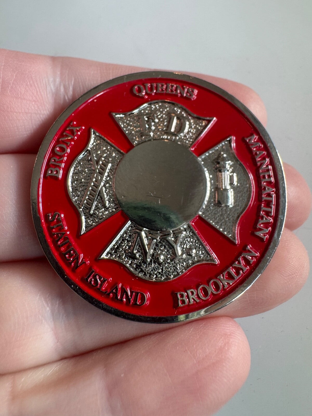 New York City Fired Department Challenge Coin 5 Boroughs FDNY