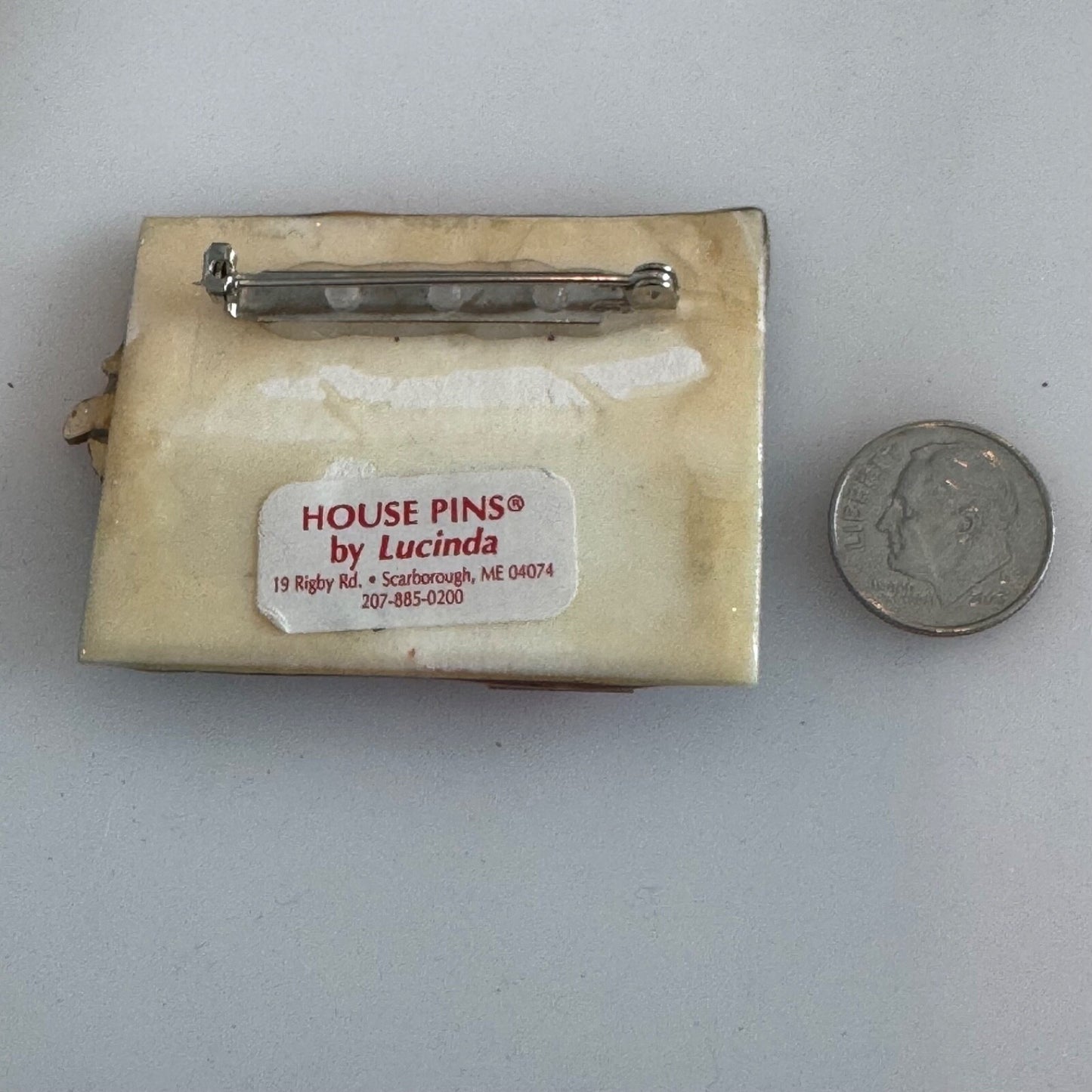 House Pins by Lucinda Heart DIY Hammer Ladder Bucket Brooch Pin