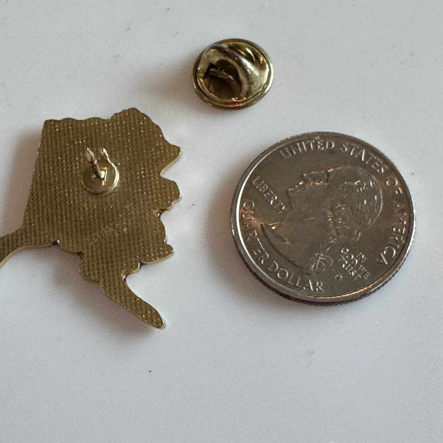 Vintage Alaska the Great Land Souvenir Tourist Lapel Pin