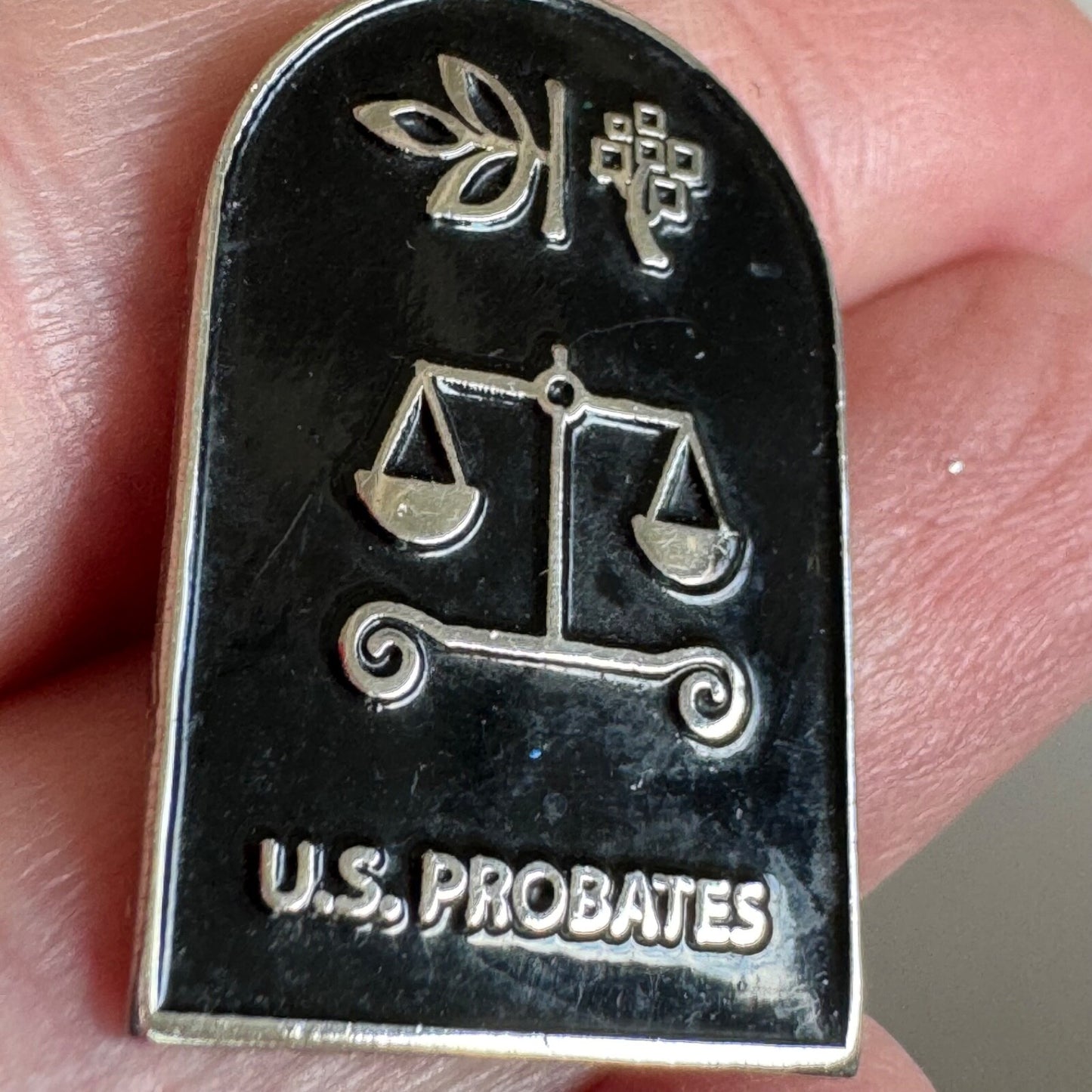 Ancestry.com U.S. Probates Lapel Pin RARE Court Records