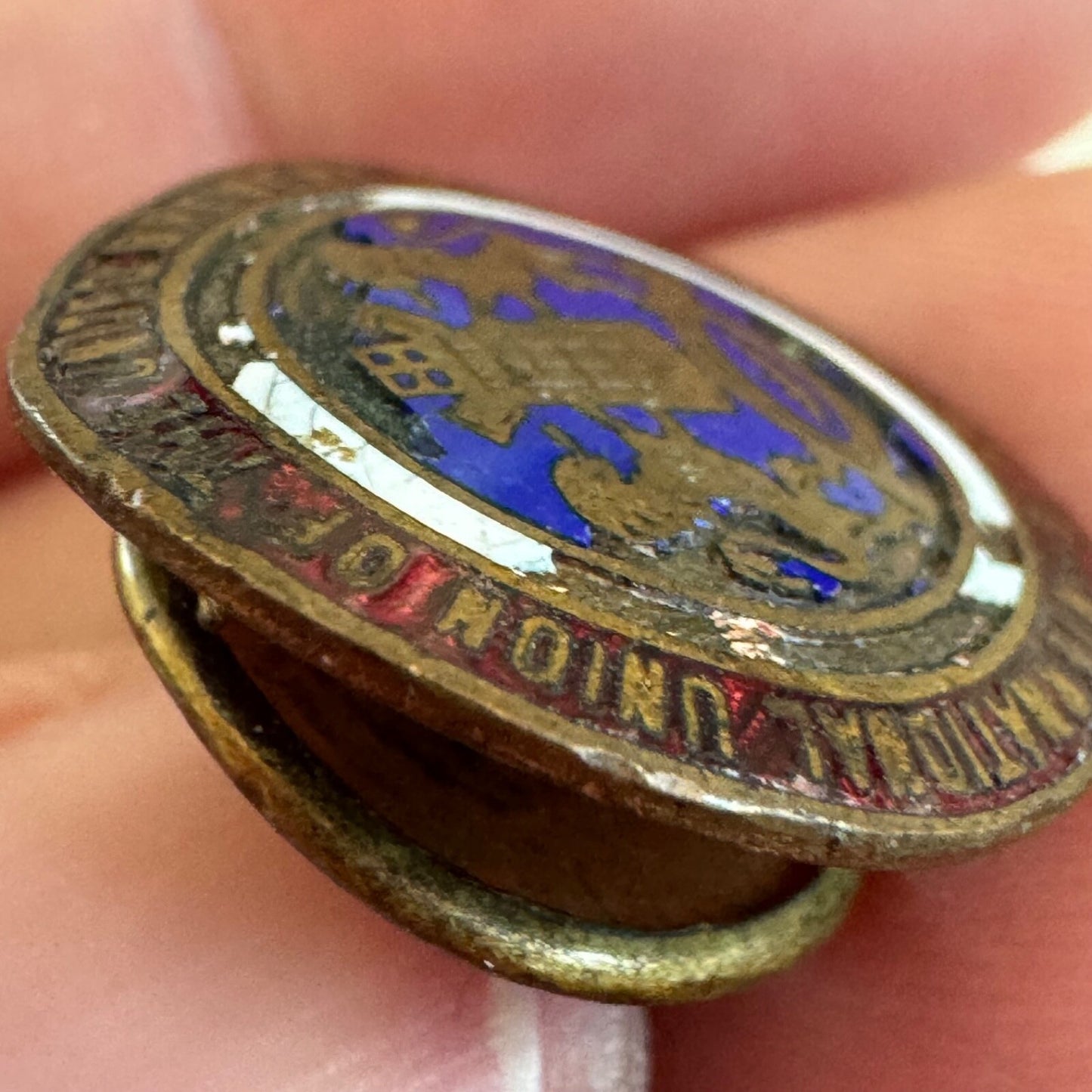 Antique International Union of the United Brewery Workers of America Lapel Pin