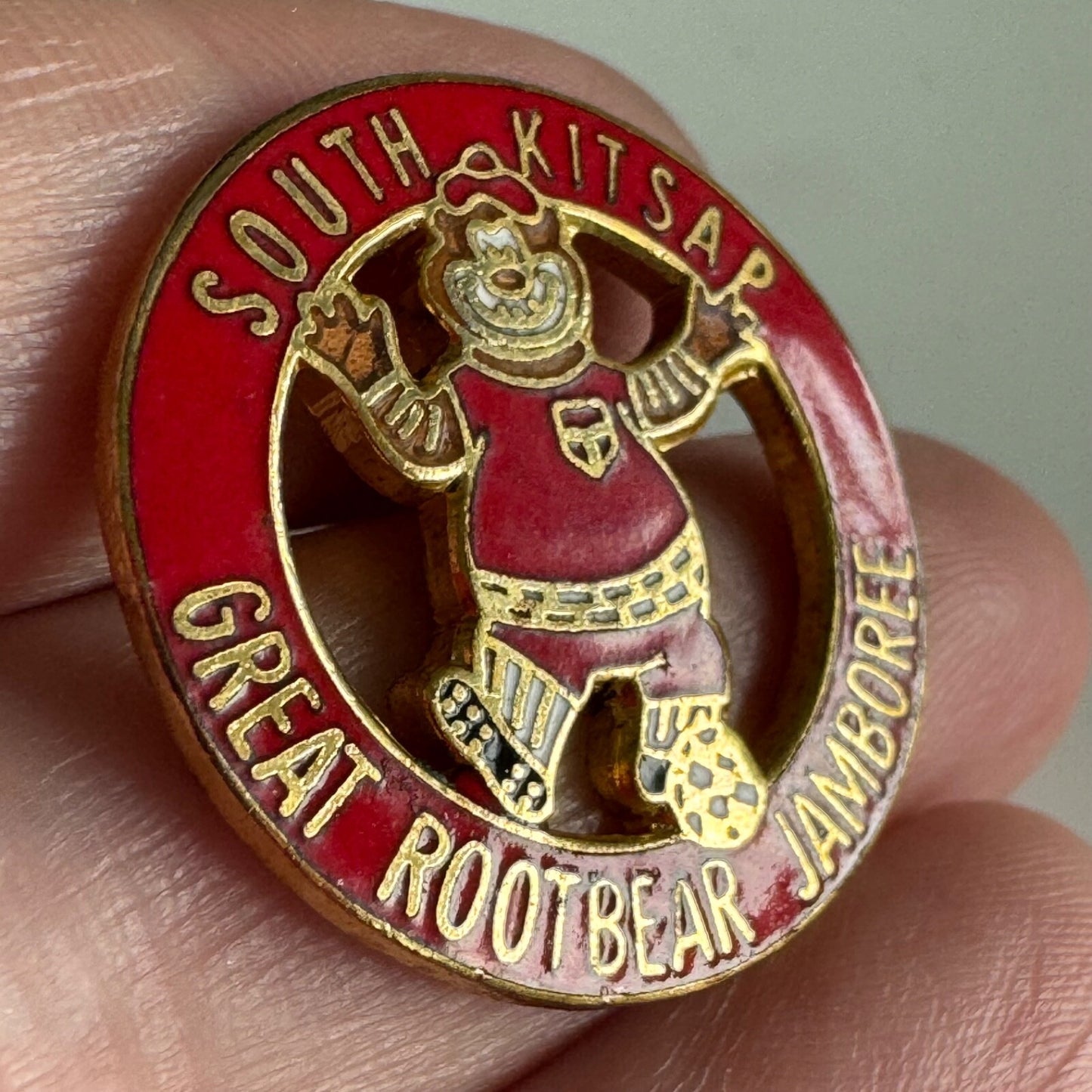 Vintage South Kitsap Great Rootbeer Jamboree Lapel Pin