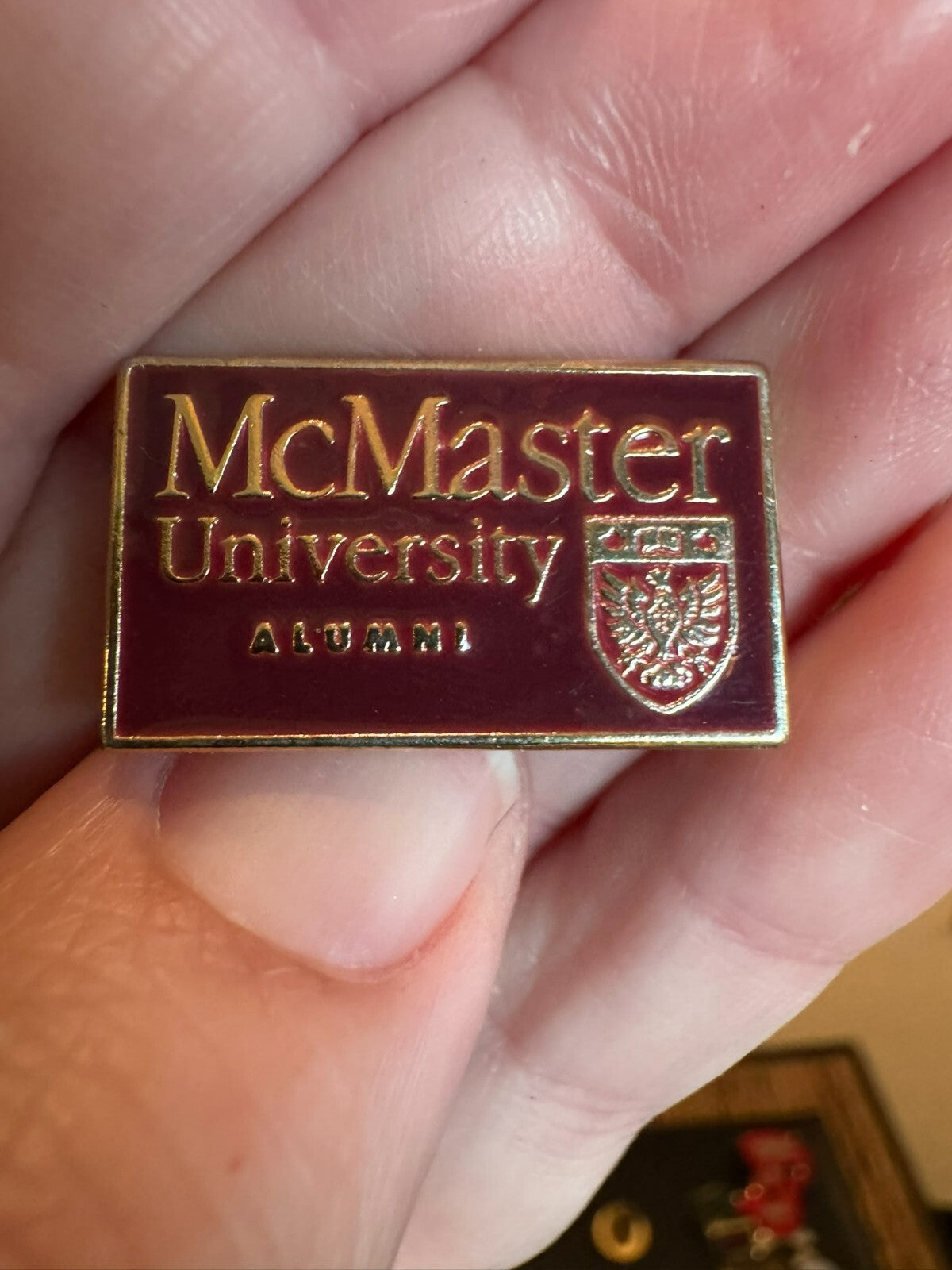 McMaster University Alumni Lapel Pin Mauraders