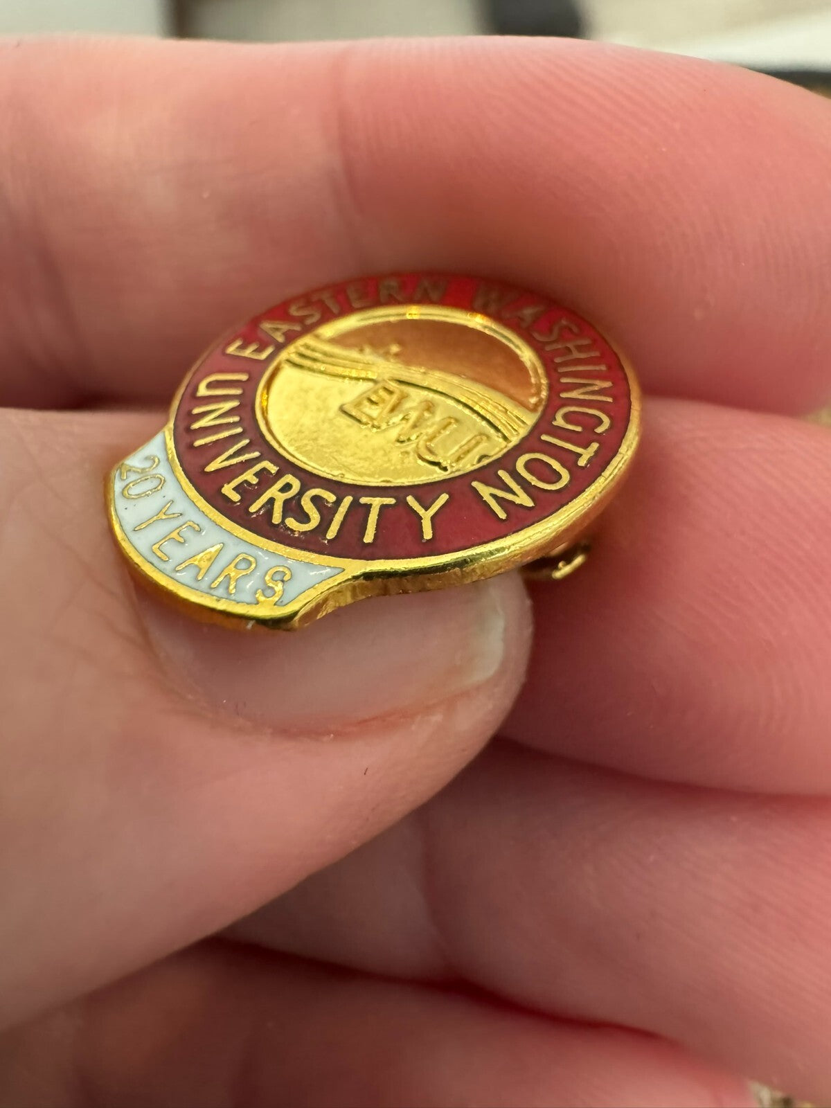 Eastern Washington University 20 Years Employee Service Pin EWU