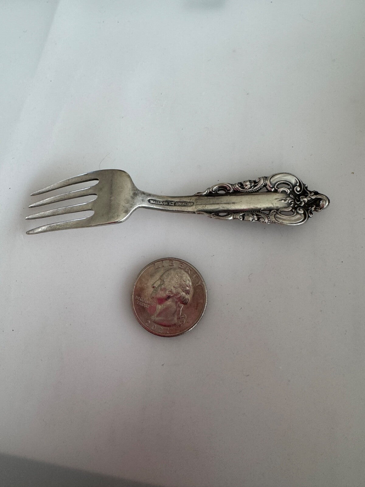 Grand Baroque by Wallace Silversmiths Sterling Silver Baby Fork