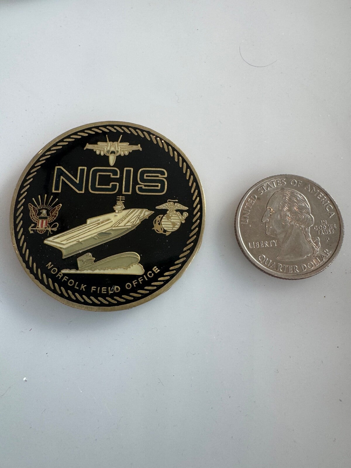 NCIS Norfolk Field Office Challenge Coin Naval Criminal Investigative Service