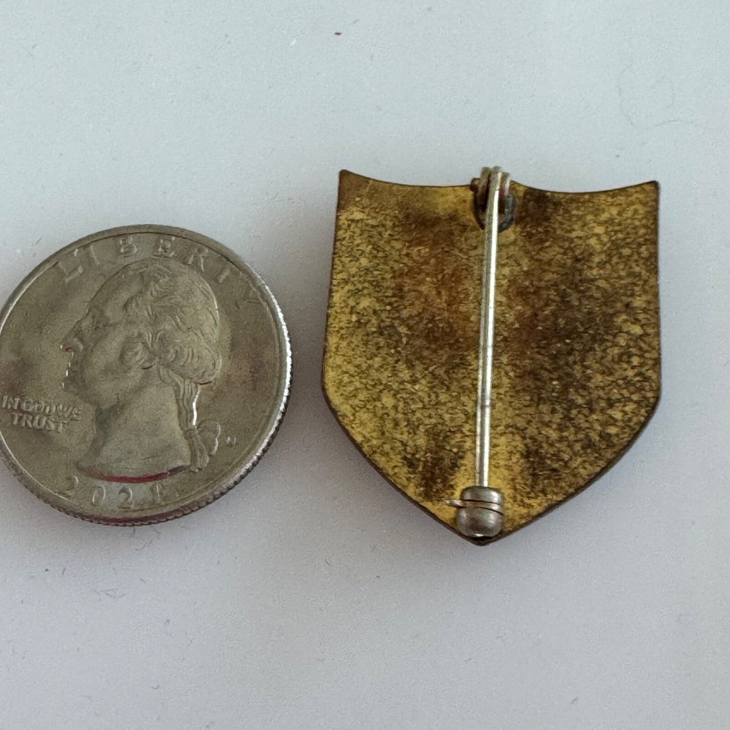 Vtg US Army 12th Infantry Regiment Unit Crest DI DUI Insignia Pin Green Sword