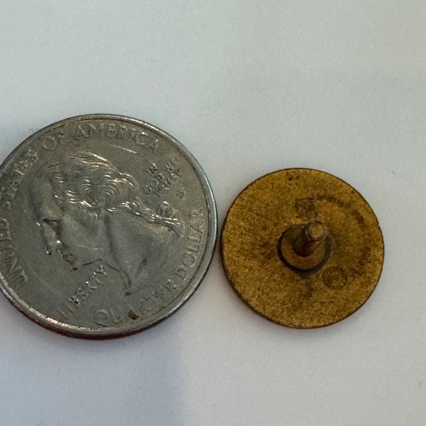 Vtg International Fur & Leather Workers Union IFLWU CIO Screw Back Pin