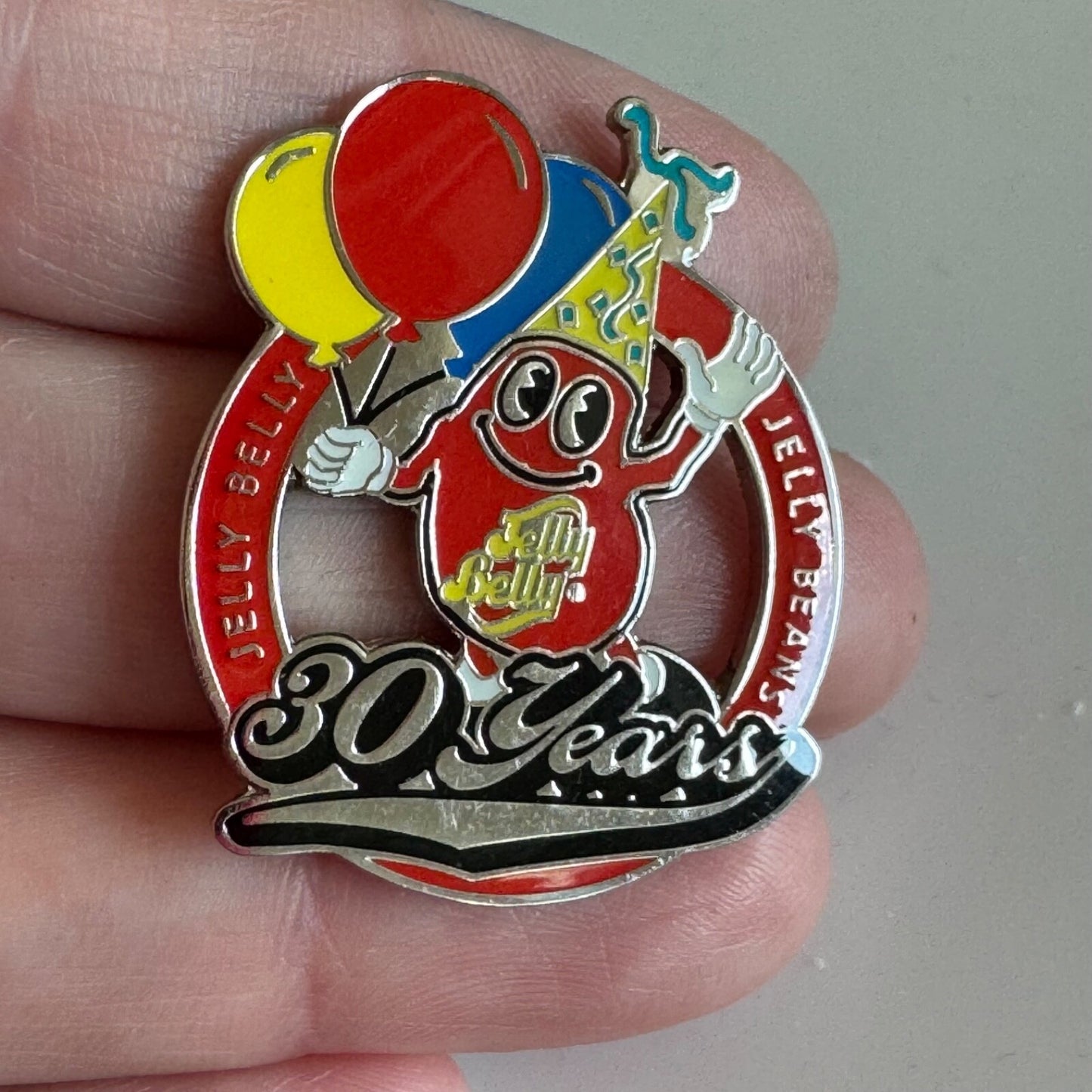 Jelly Belly Jelly Beans 30 Years Lapel Pin Advertising