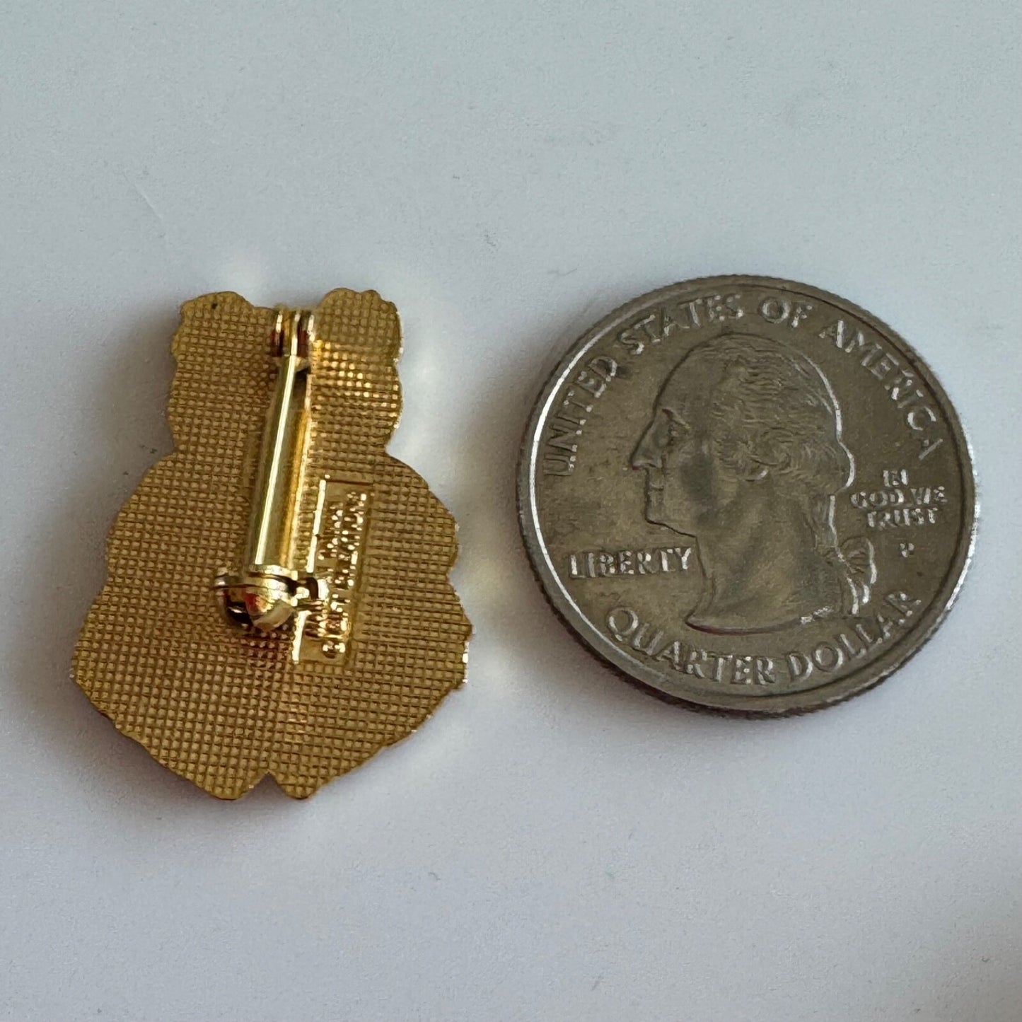 Vintage Panda Bear and Baby Enamel Lapel Pin Brooch