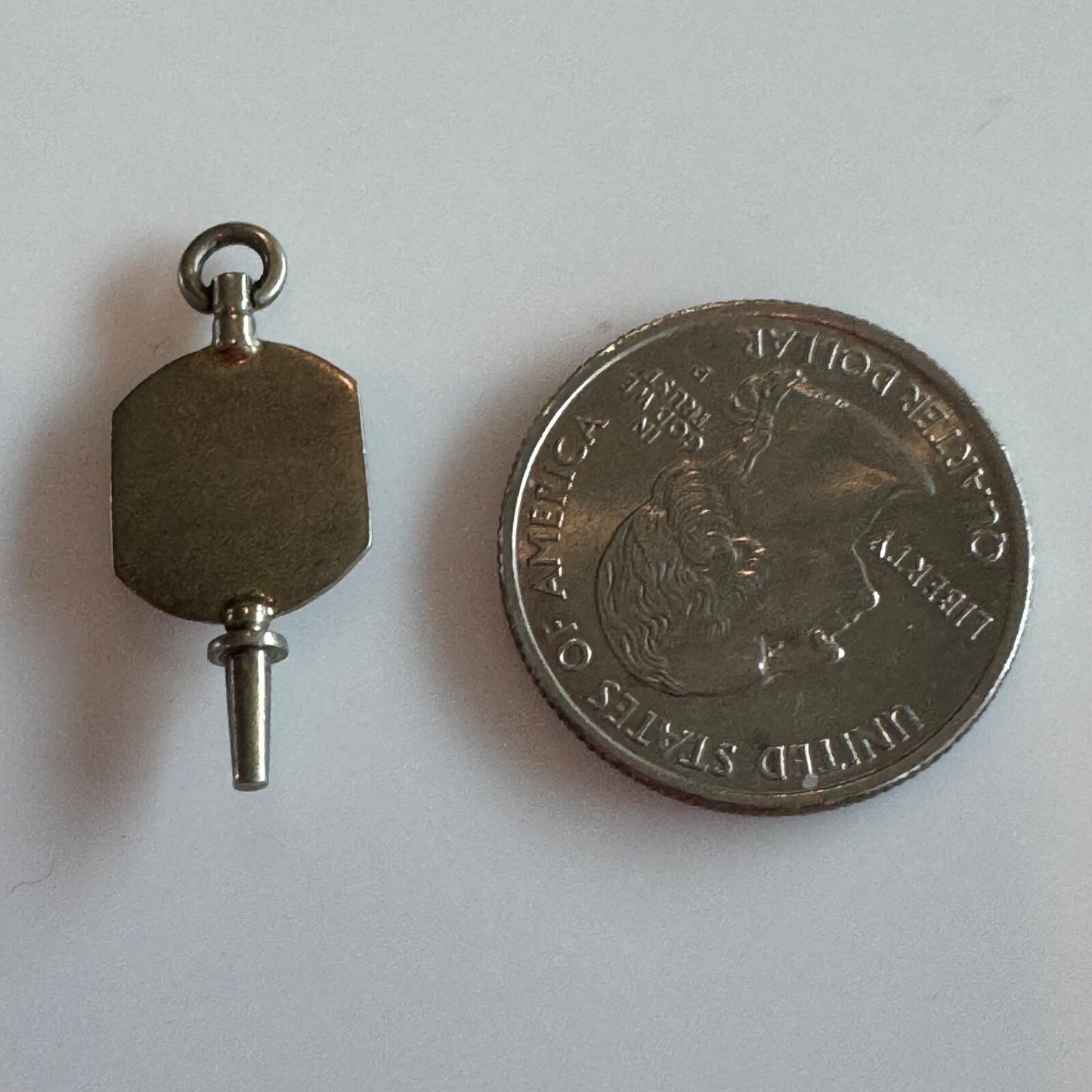 Vintage Phi Delta Kappa Silver Tone Key Fob Pendant Old! RARE